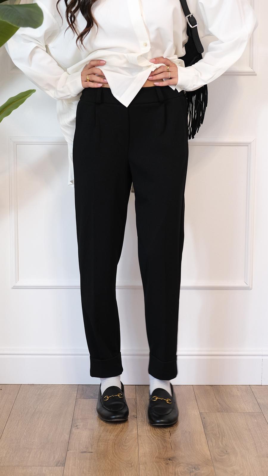 PANTALONE BASICO NERO 5202 NEW