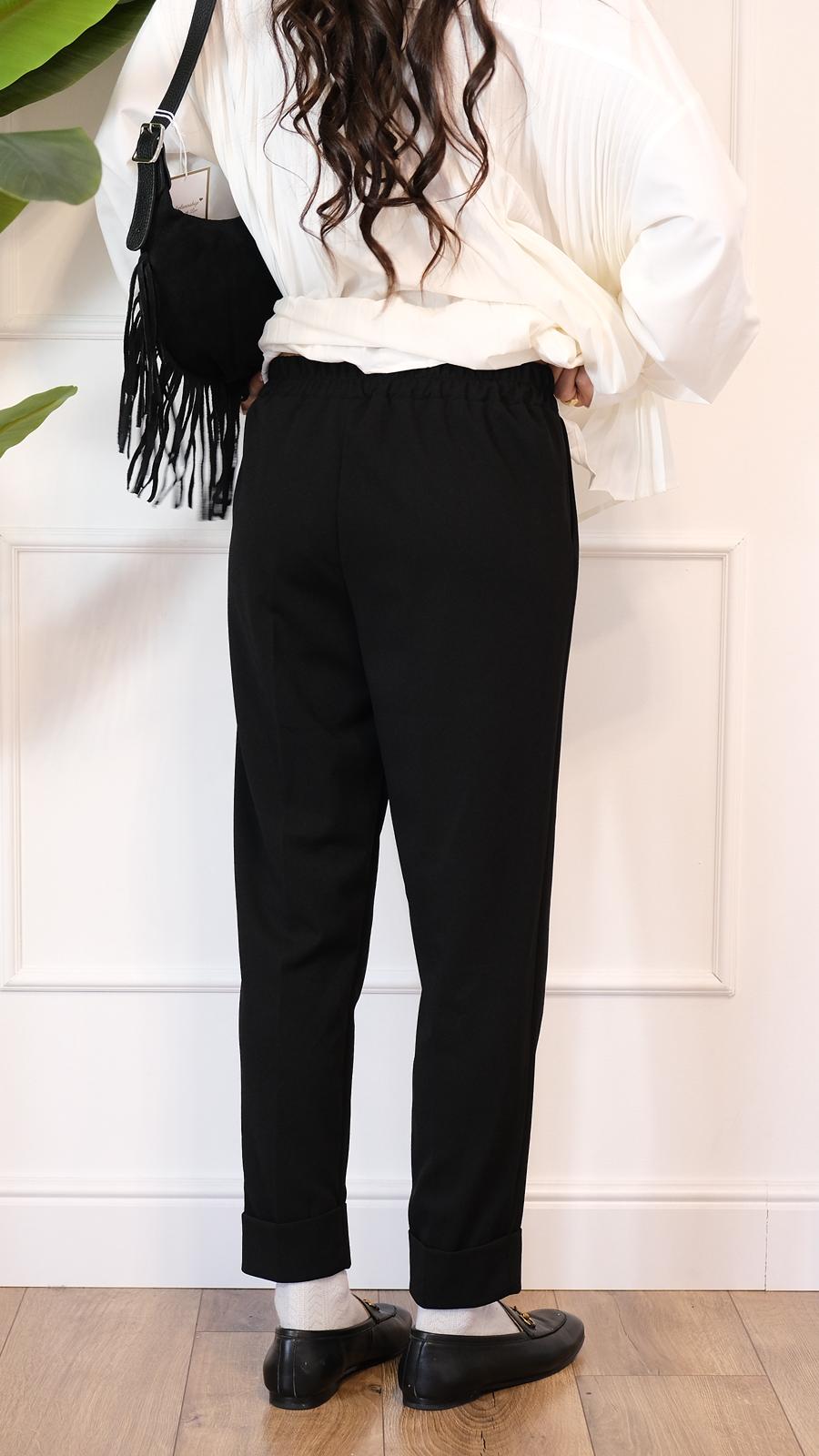 PANTALONE BASICO NERO 5202 NEW