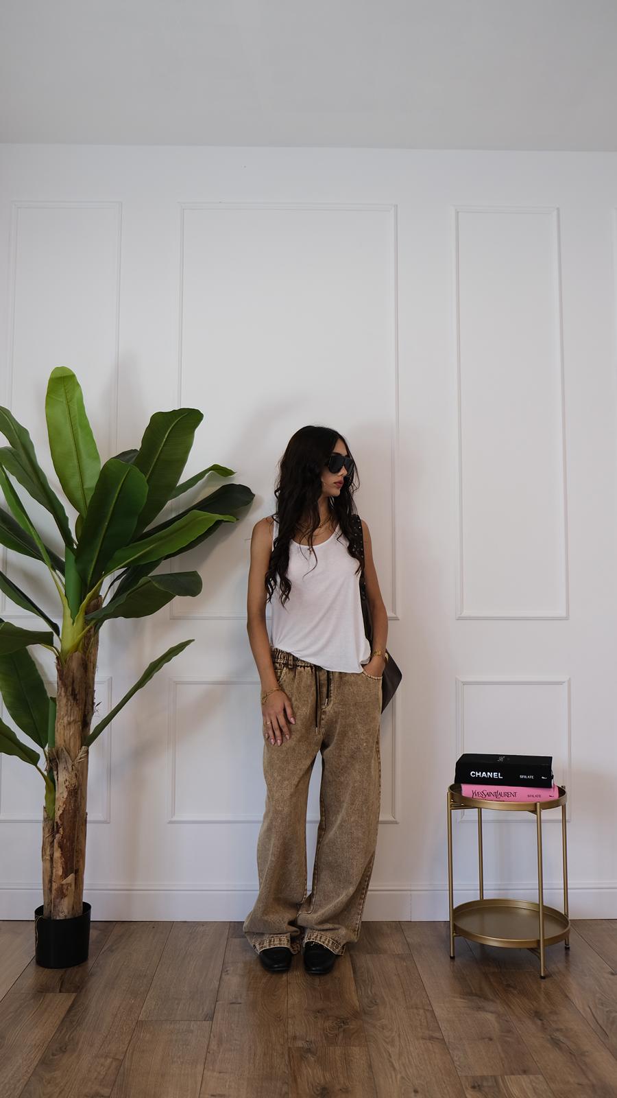 PANTALONE EFFETTO VINTAGE P3067 NEW