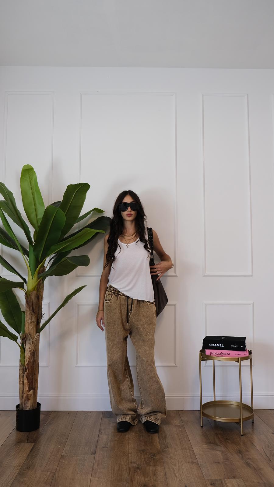 PANTALONE EFFETTO VINTAGE P3067 NEW