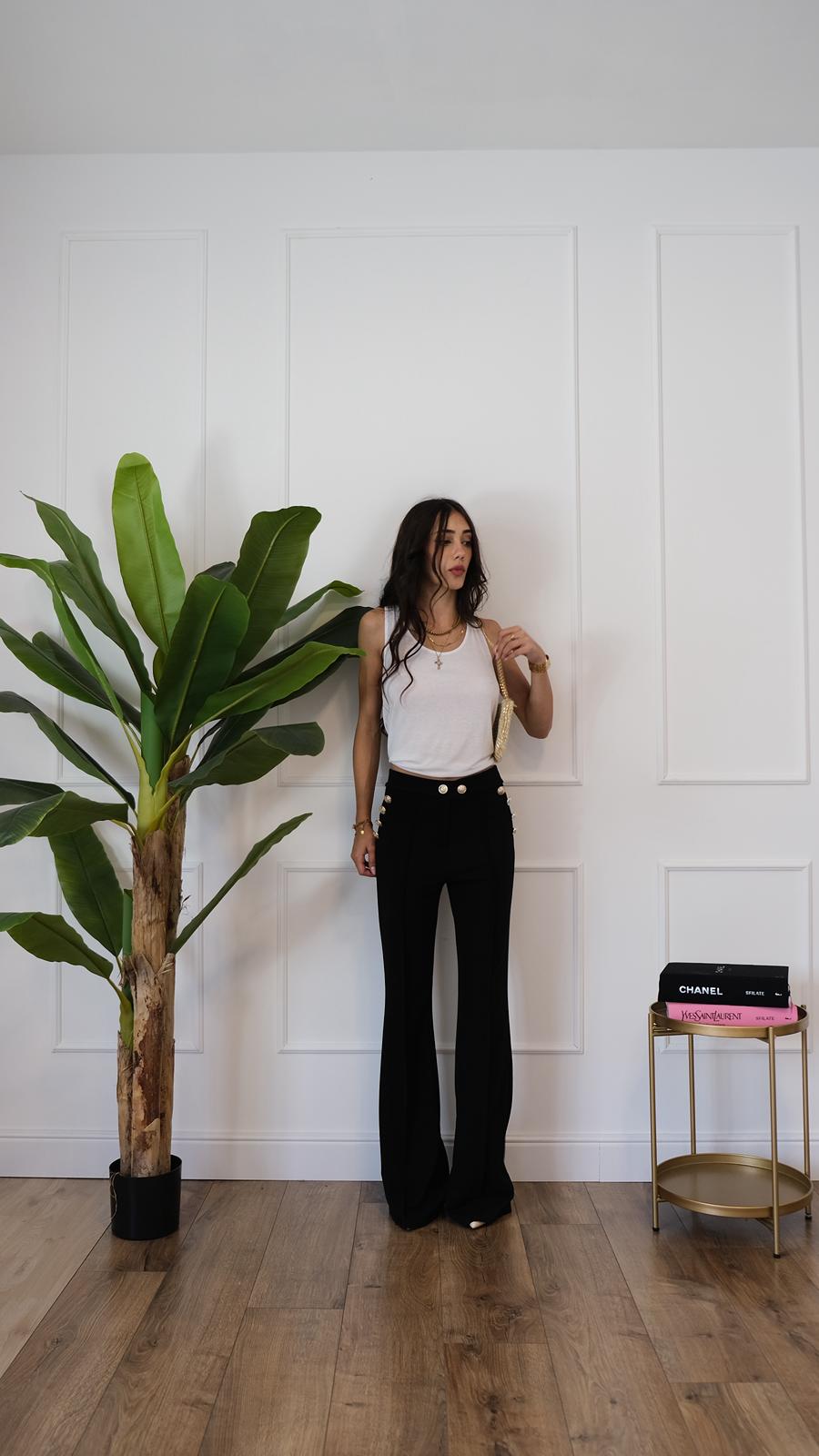 PANTALONE BOTTONI DORATI NEW