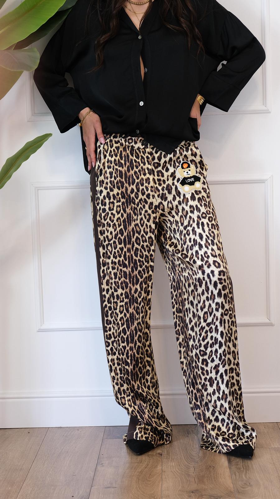PANTALONE VICOLO LEOPARDATO NEW
