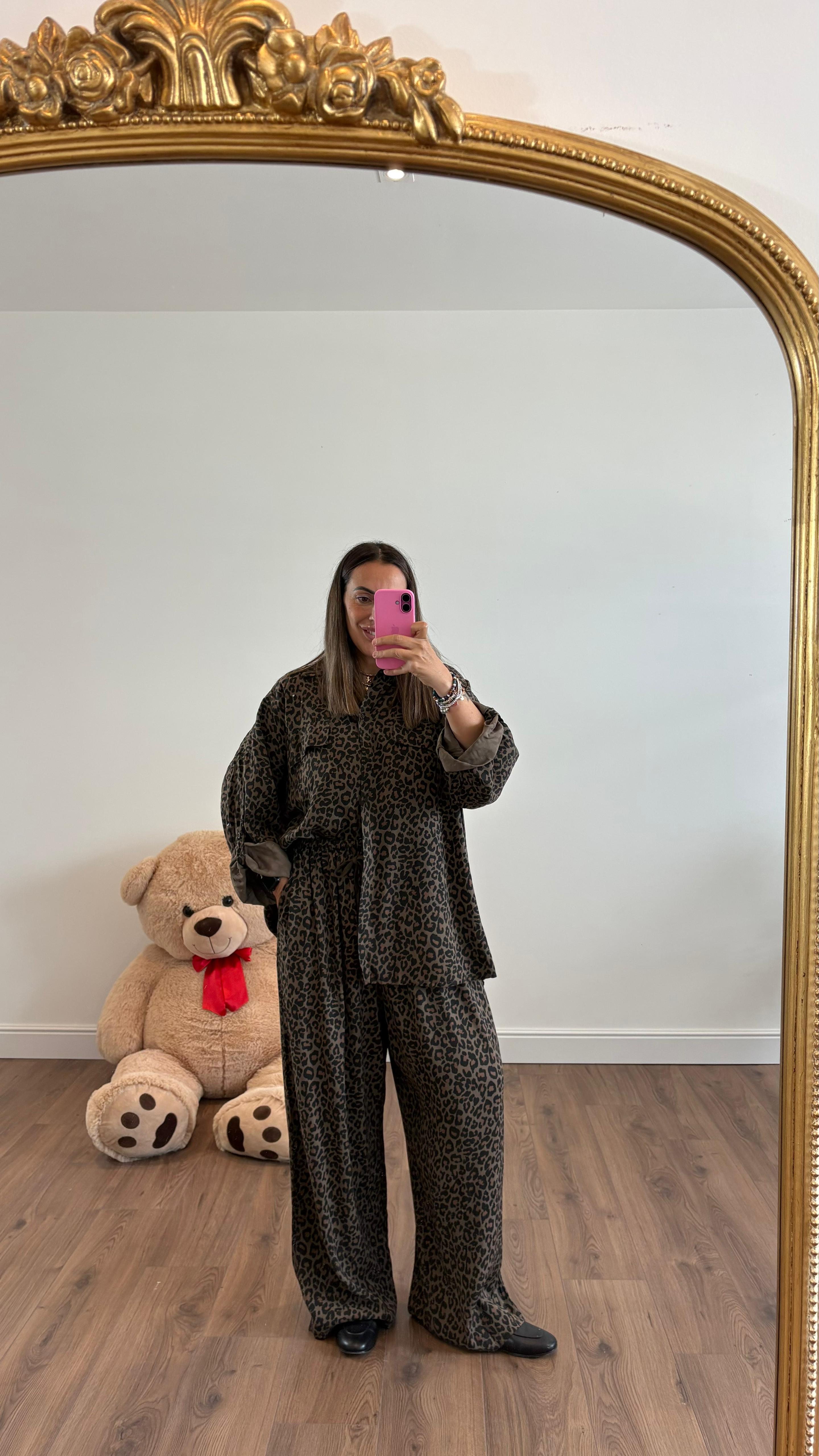 PANTALONE LEOPARDATO 24250 NEW