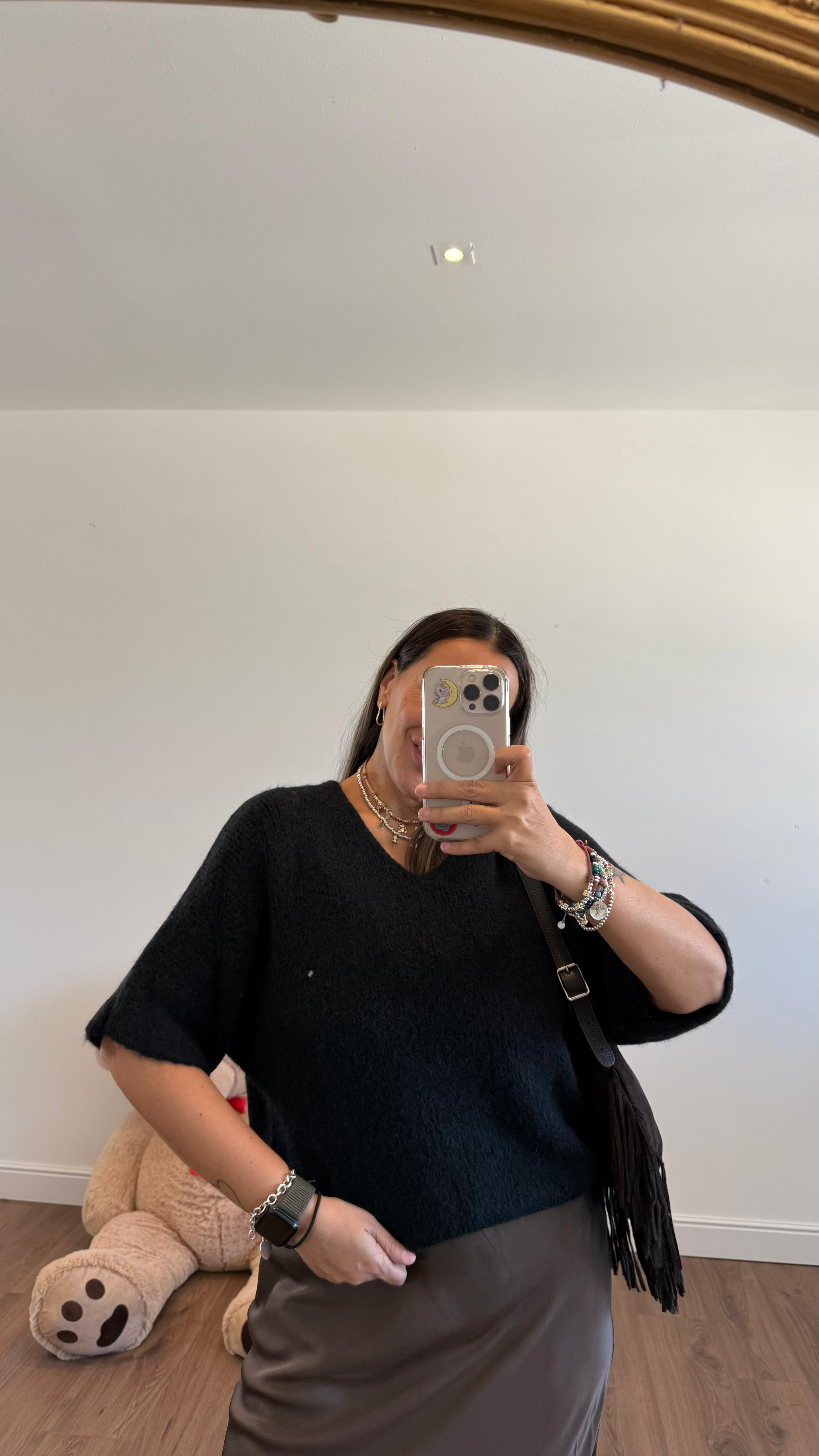 MAGLIONE SMANICATO DUE COLORI 10282 NEW