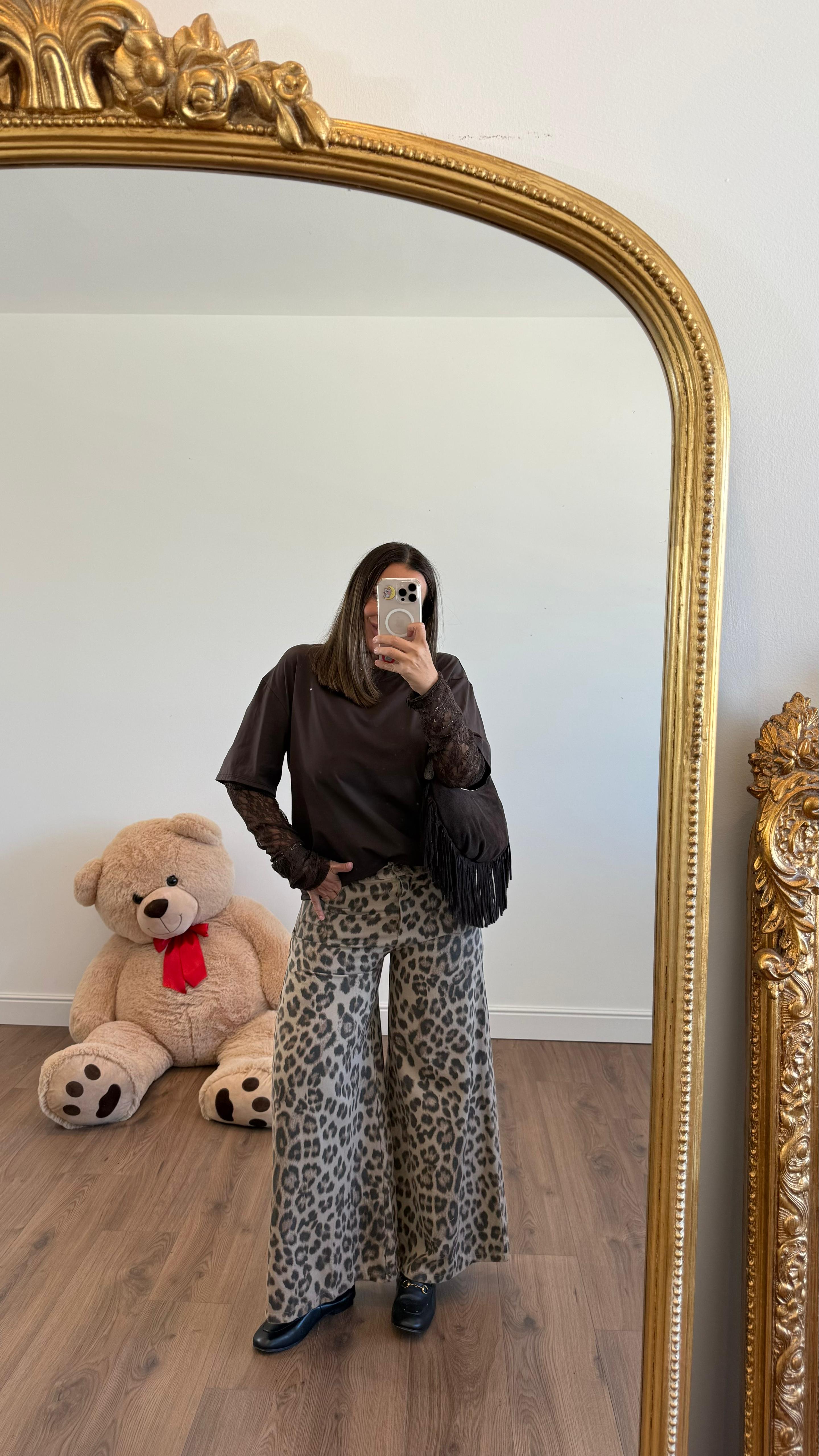 JEANS LEOPARDATO 3388 NEW