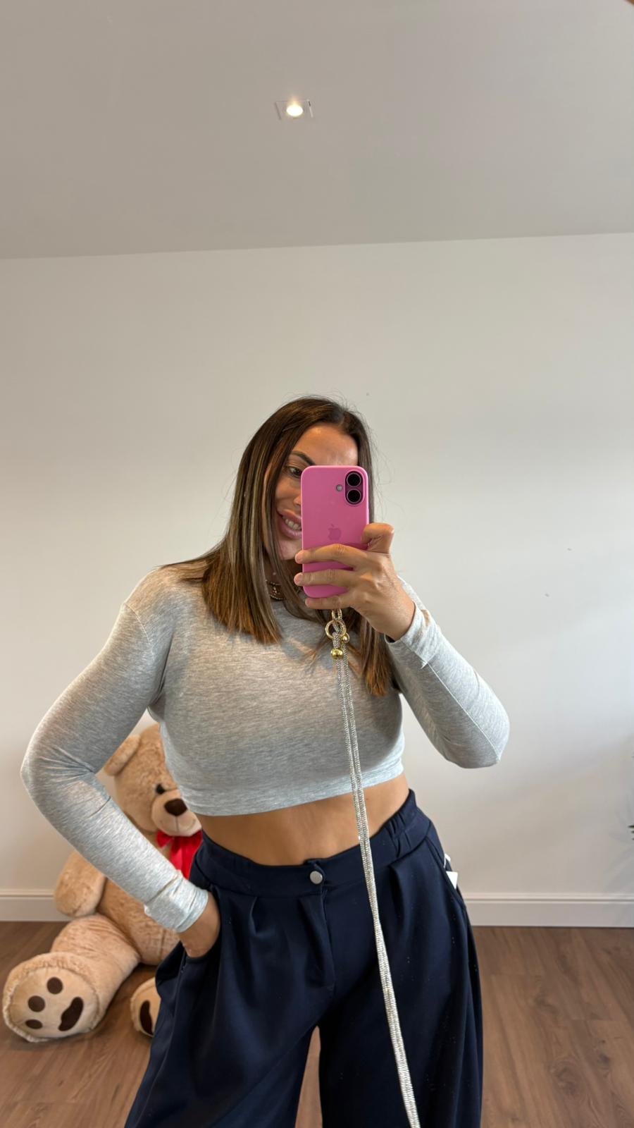 TOP CORTO 15330 GRIGIO NEW