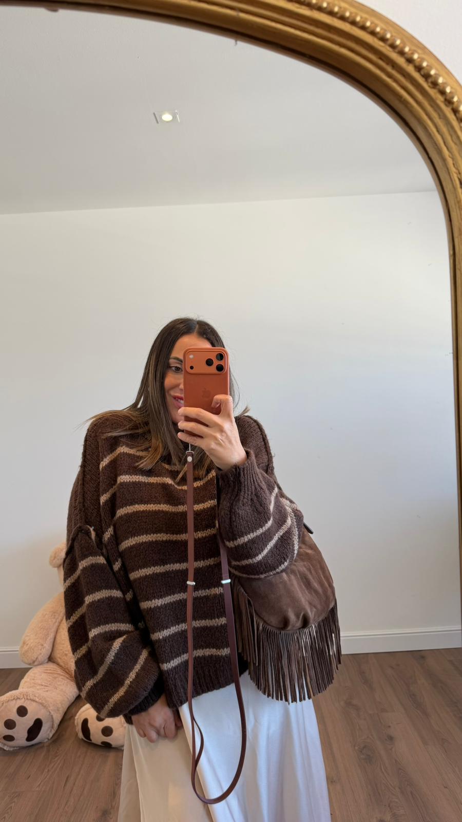 MAGLIONE A RIGHE B27008 NEW
