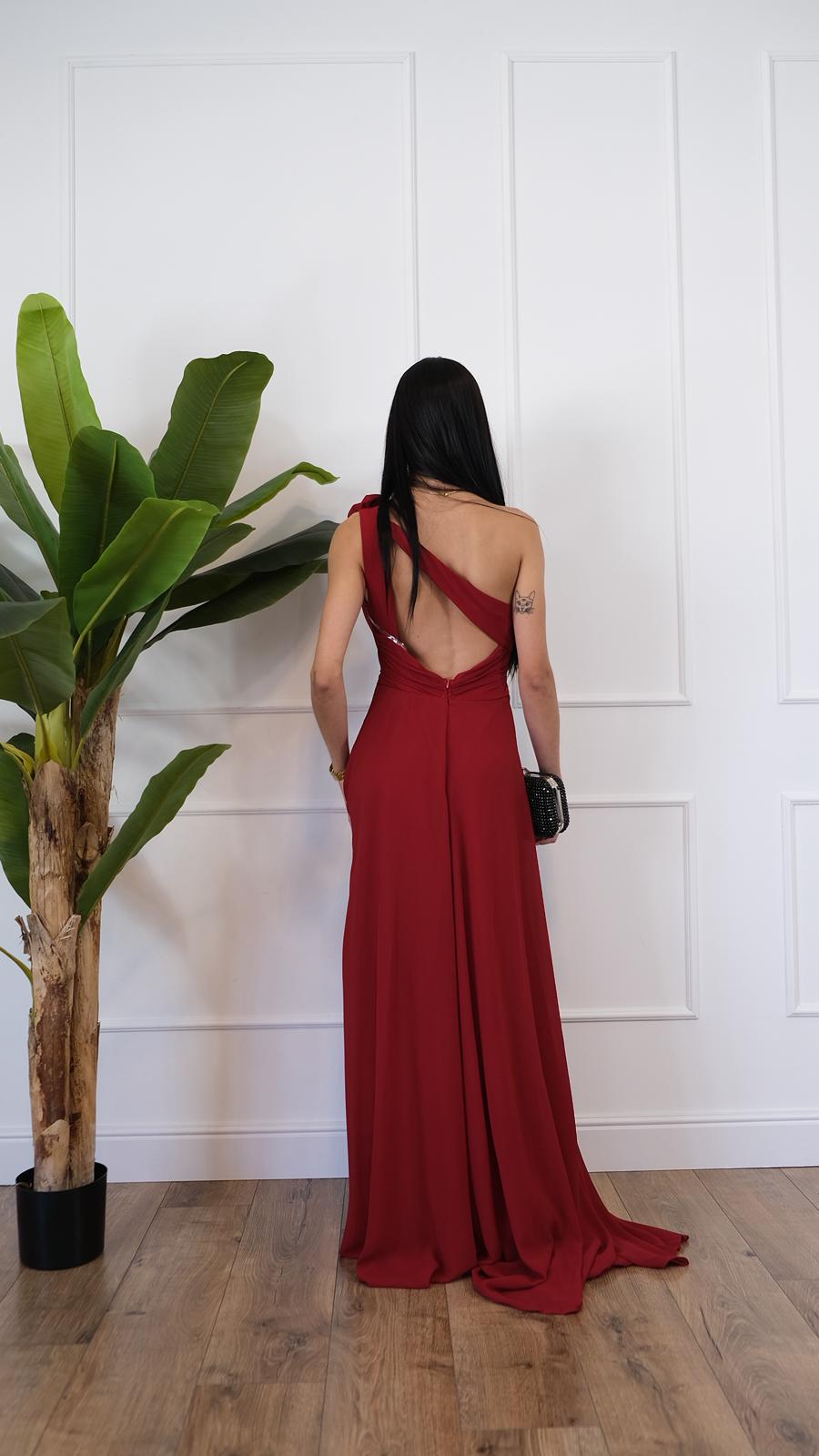 ABITO LUNGO ROJO 25128 NEW