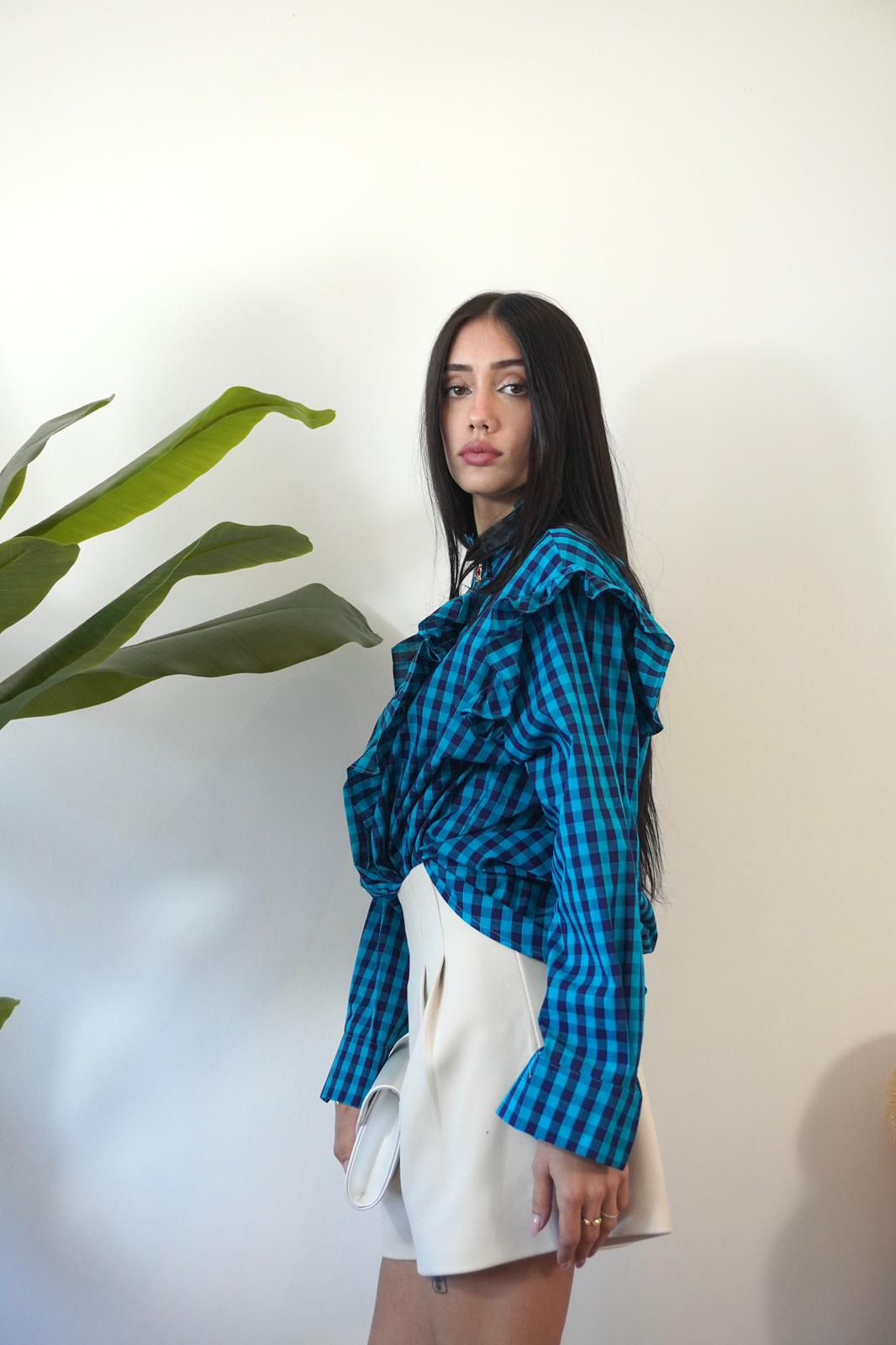 CAMICETTA A QUADRI H7768 NEW