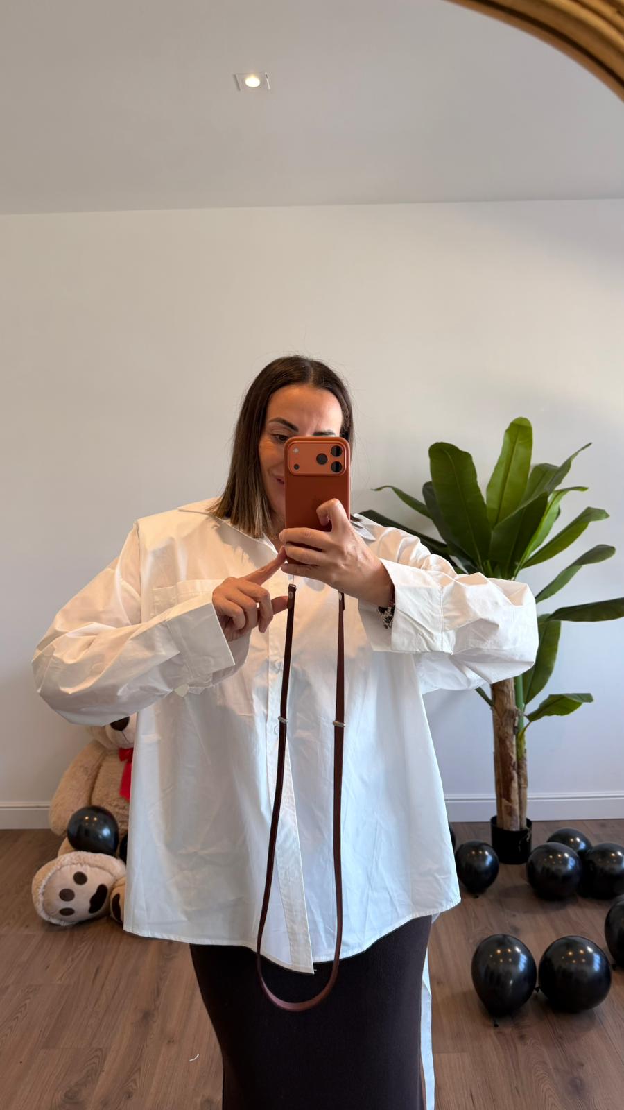 CAMICIA BIANCA SPALLOTTE W43078 NEW