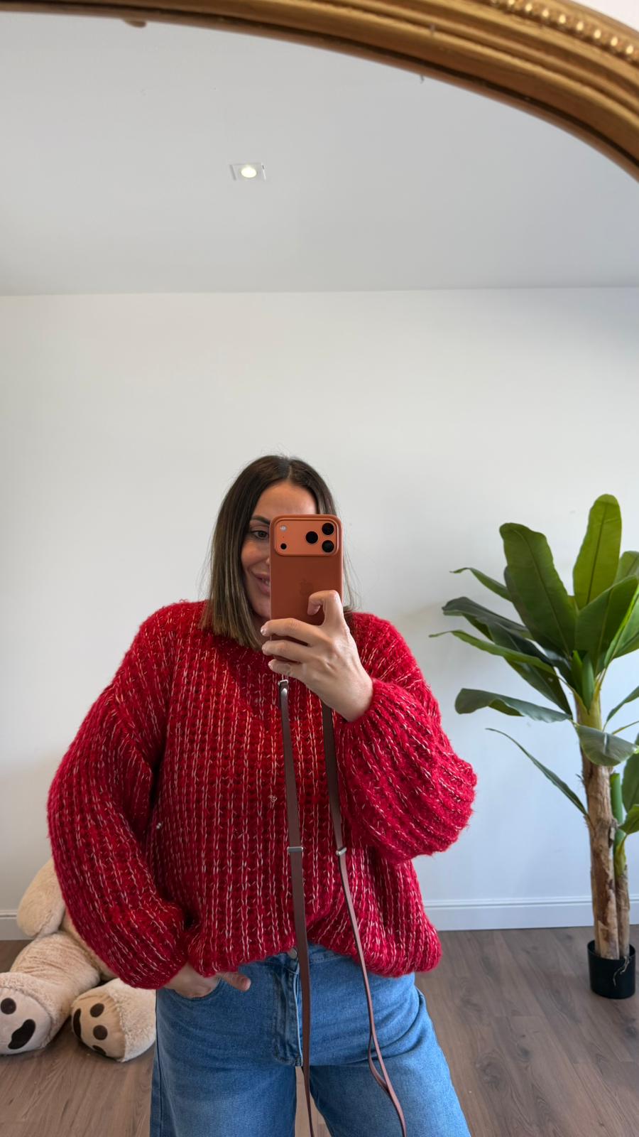 MAGLIONE ROSSO 31290 NEW