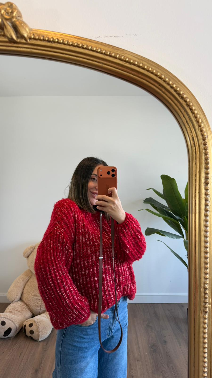 MAGLIONE ROSSO 31290 NEW