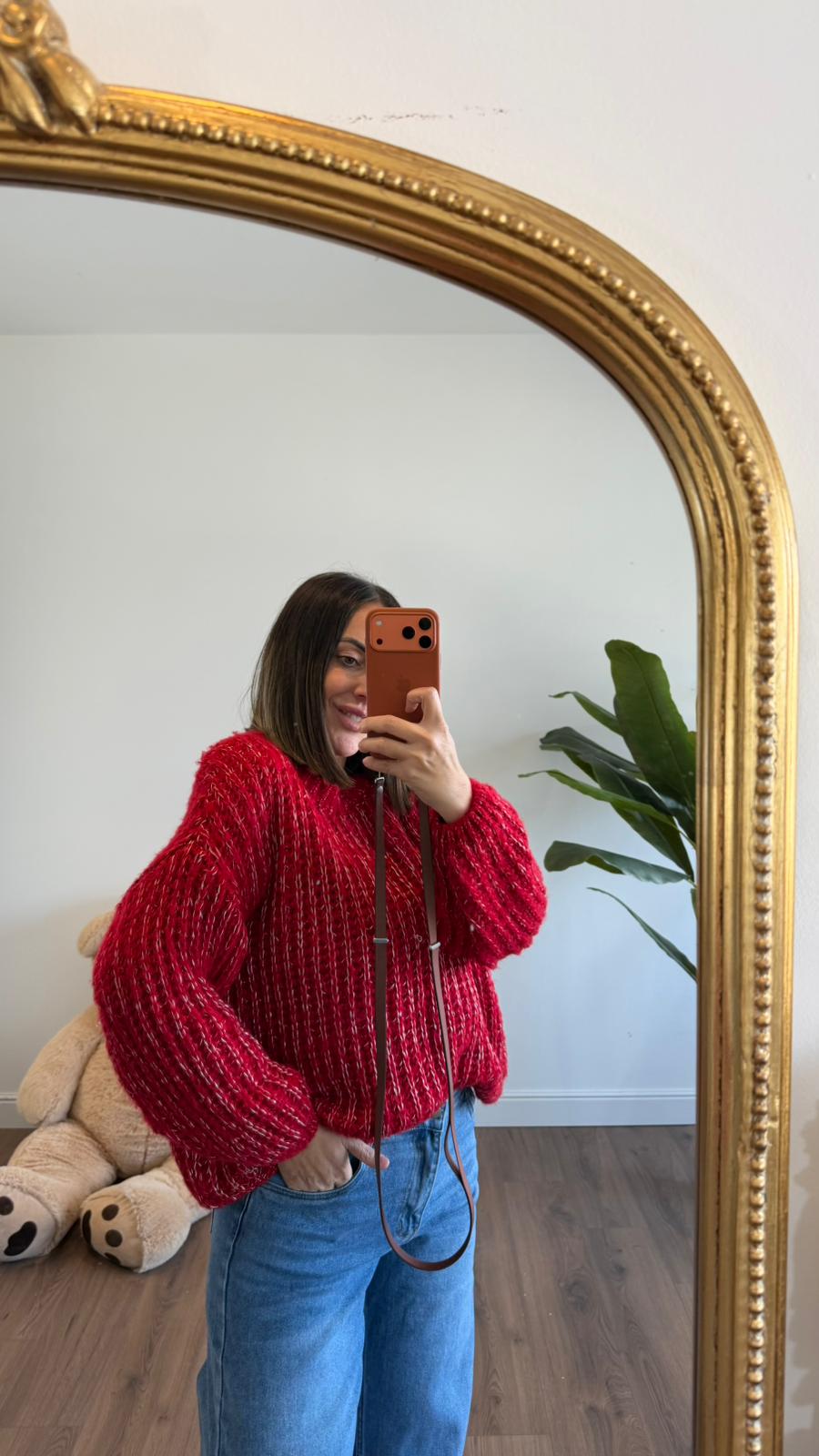 MAGLIONE ROSSO 31290 NEW