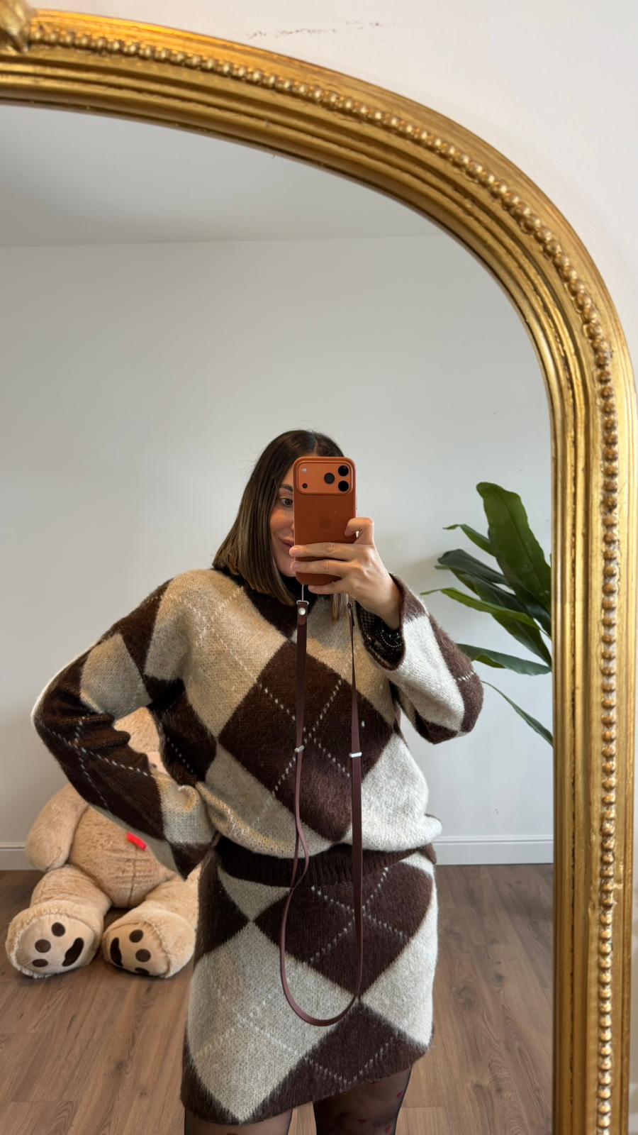 MAGLIA LOSANGHE COLLO ALTO 23036 NEW