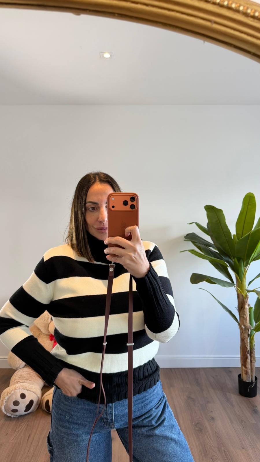 MAGLIONE DOLCEVITA A RIGHE FREDDY 8129