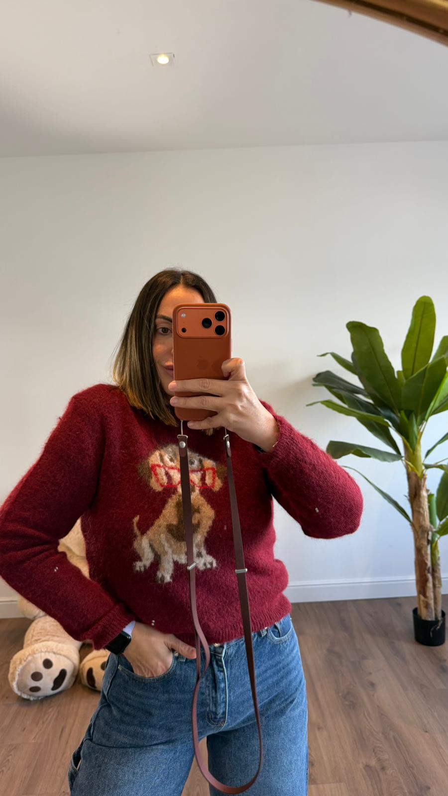 MAGLIONE BASSOTTO BORDEAUX 2597 NEW