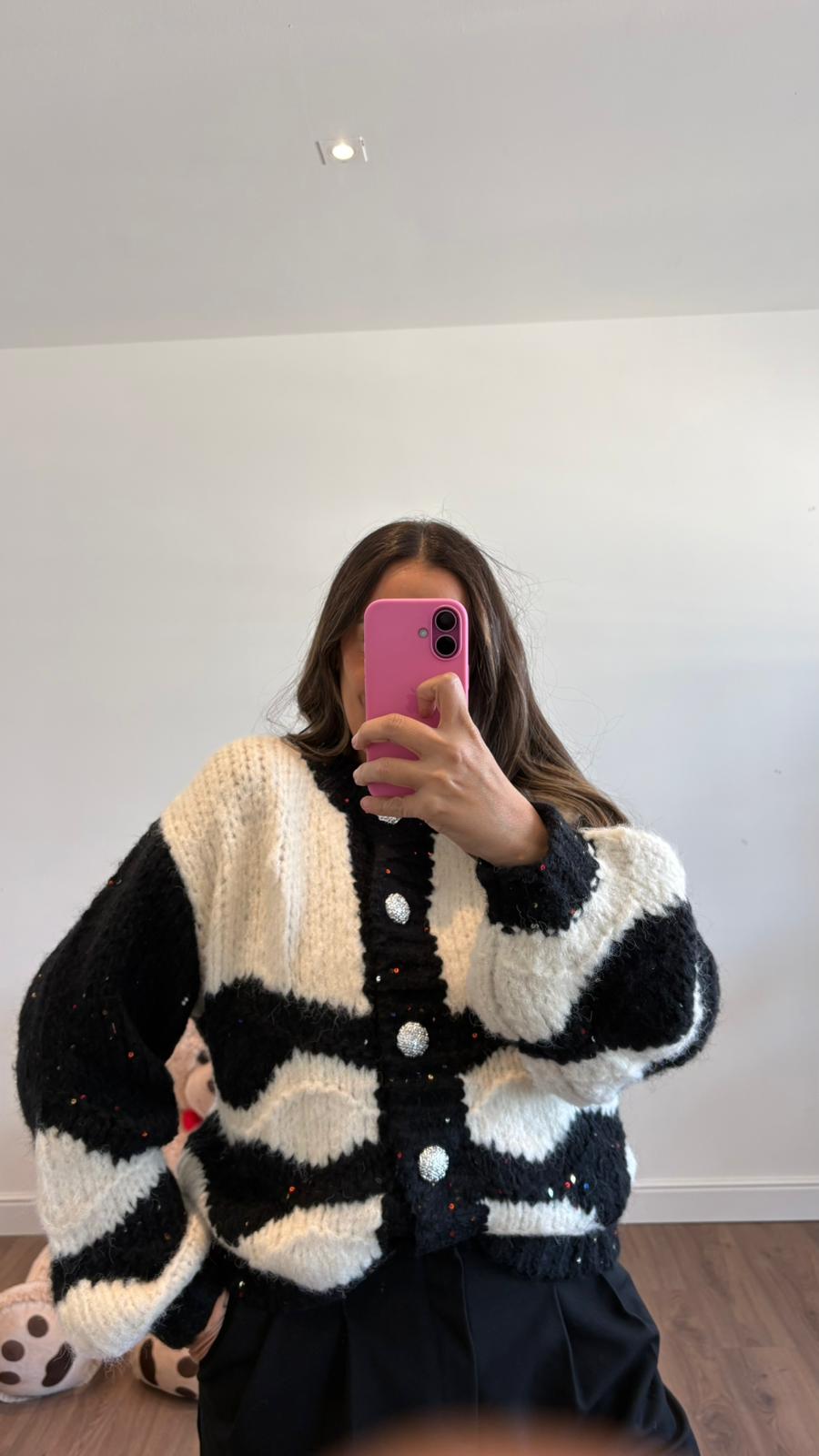 MAXI MAGLIONE CARDIGAN 001122 NEW