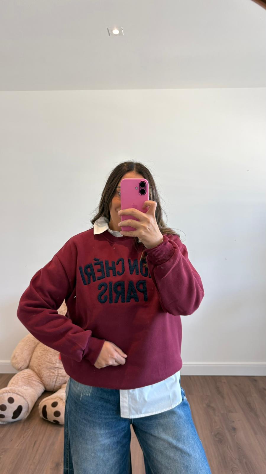 FELPA MON CHERIE BORDEAUX 16017 NEW