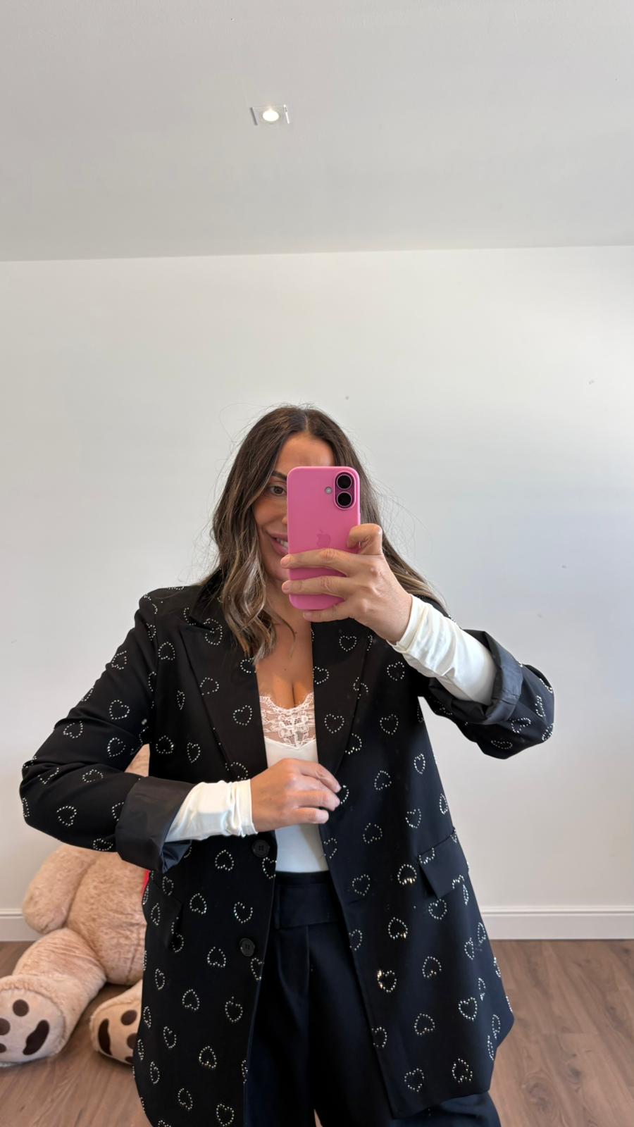 BLAZER STRASS CUORI 25856 NEW