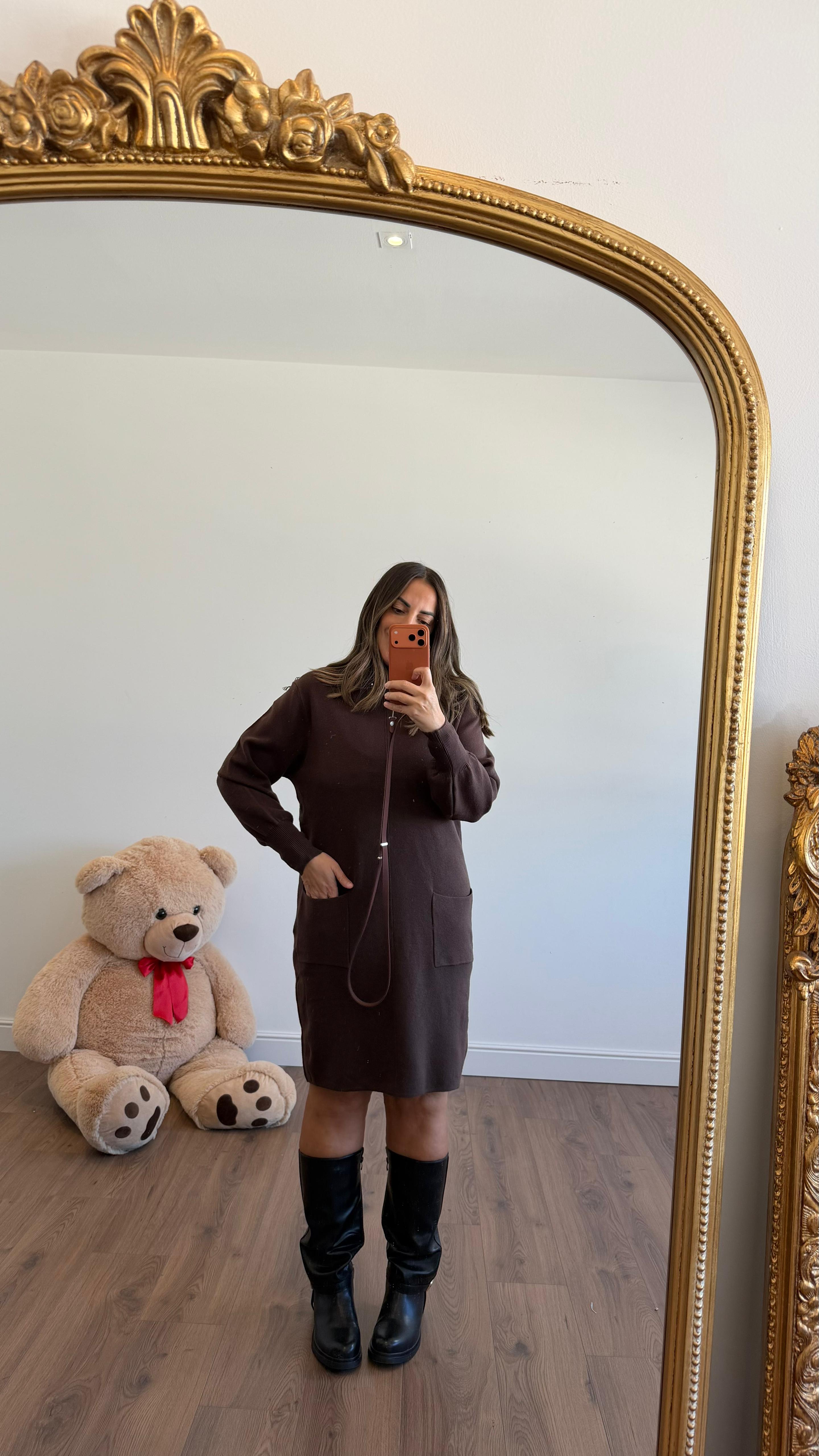 MAXI MAGLIONE CON TASCHE 2146 NEW