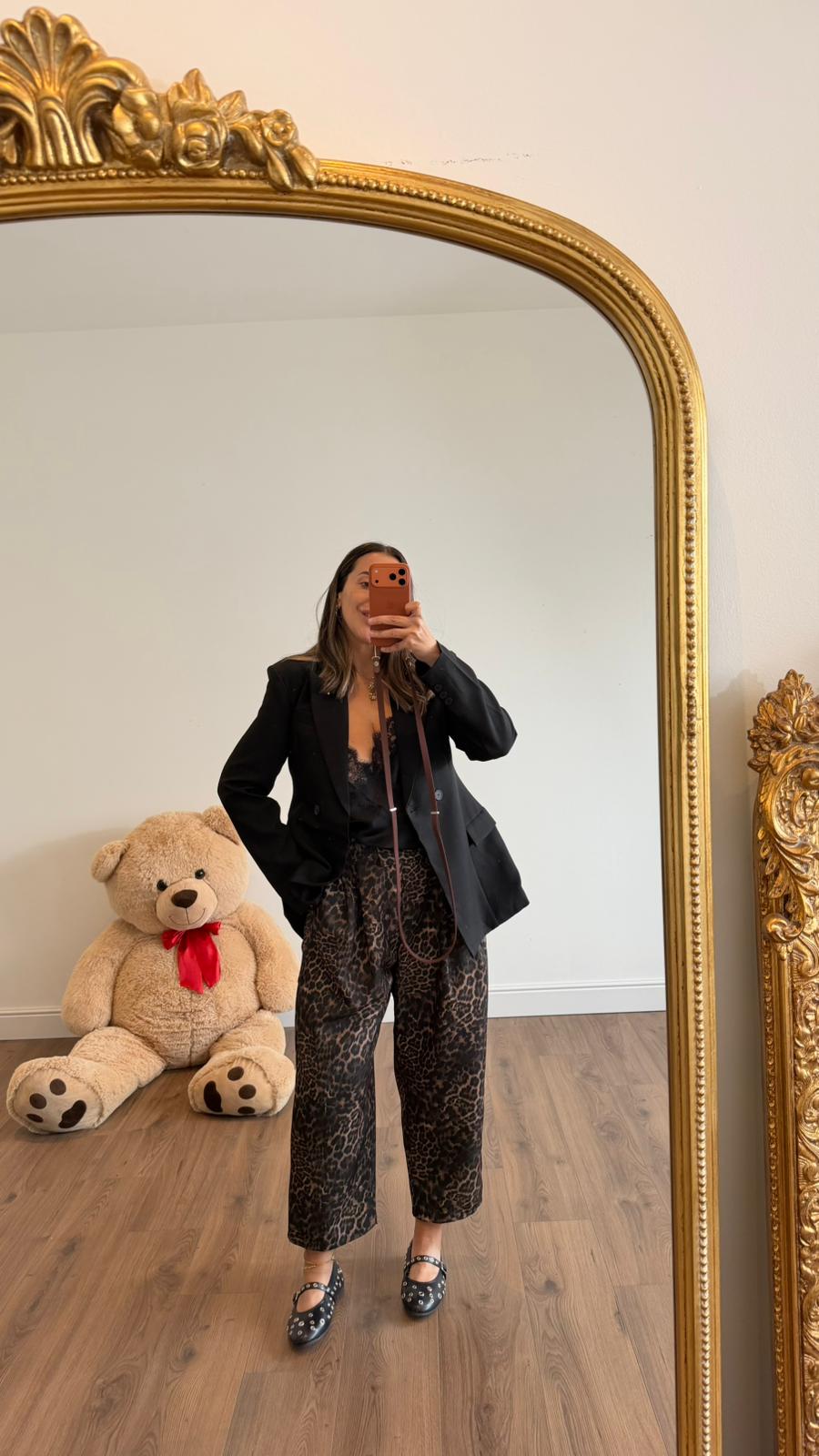 PANTALONE LEOPARDATO M12671 NEW