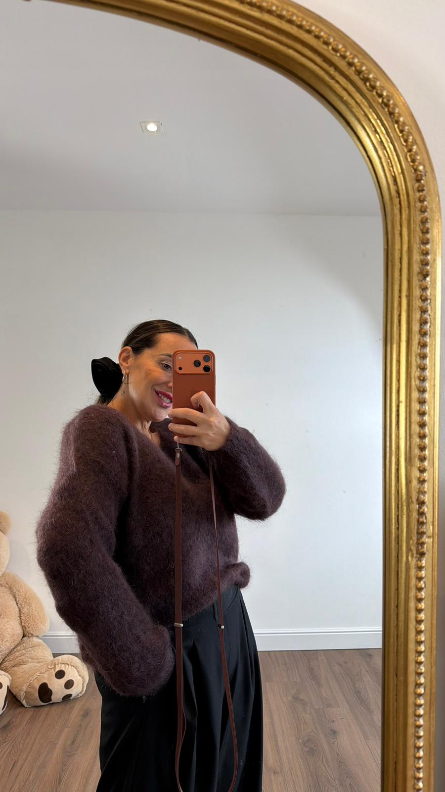 MAGLIONE MARRONE 22019 NEW