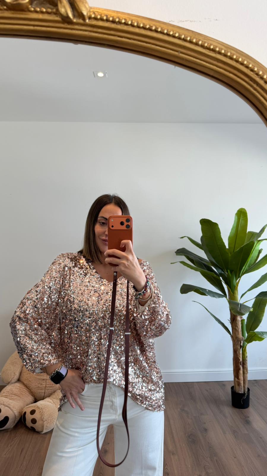 MAGLIA OVER PAILLETTES 6592 NEW