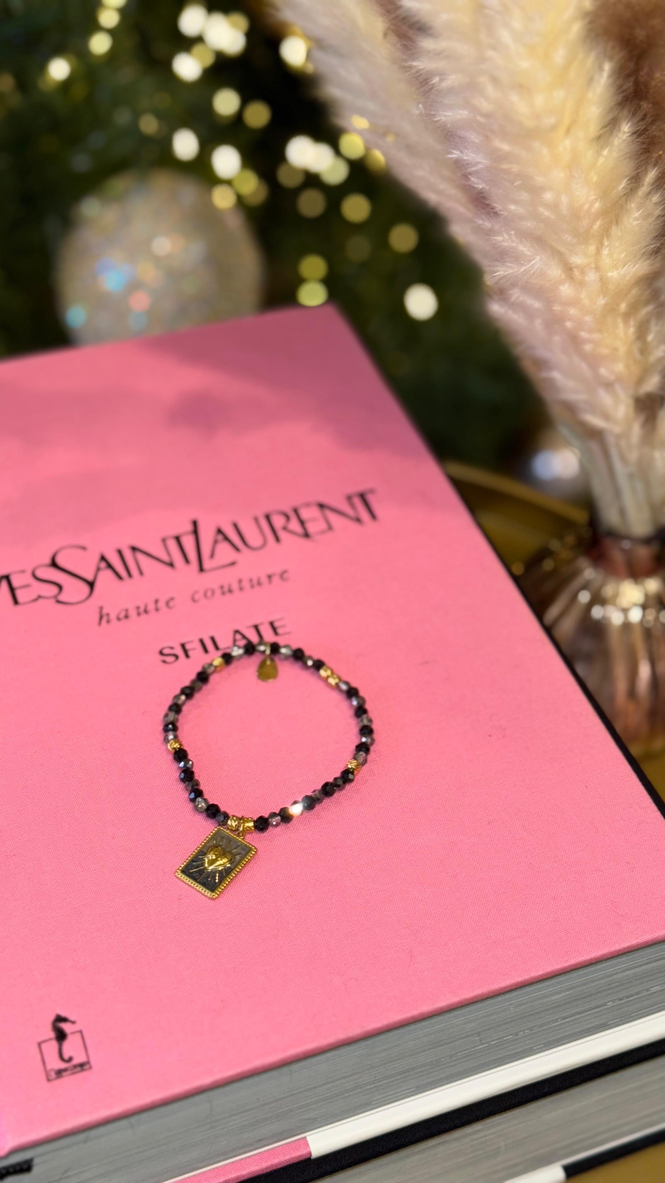 BRACCIALETTO PERLINE NERE NEW