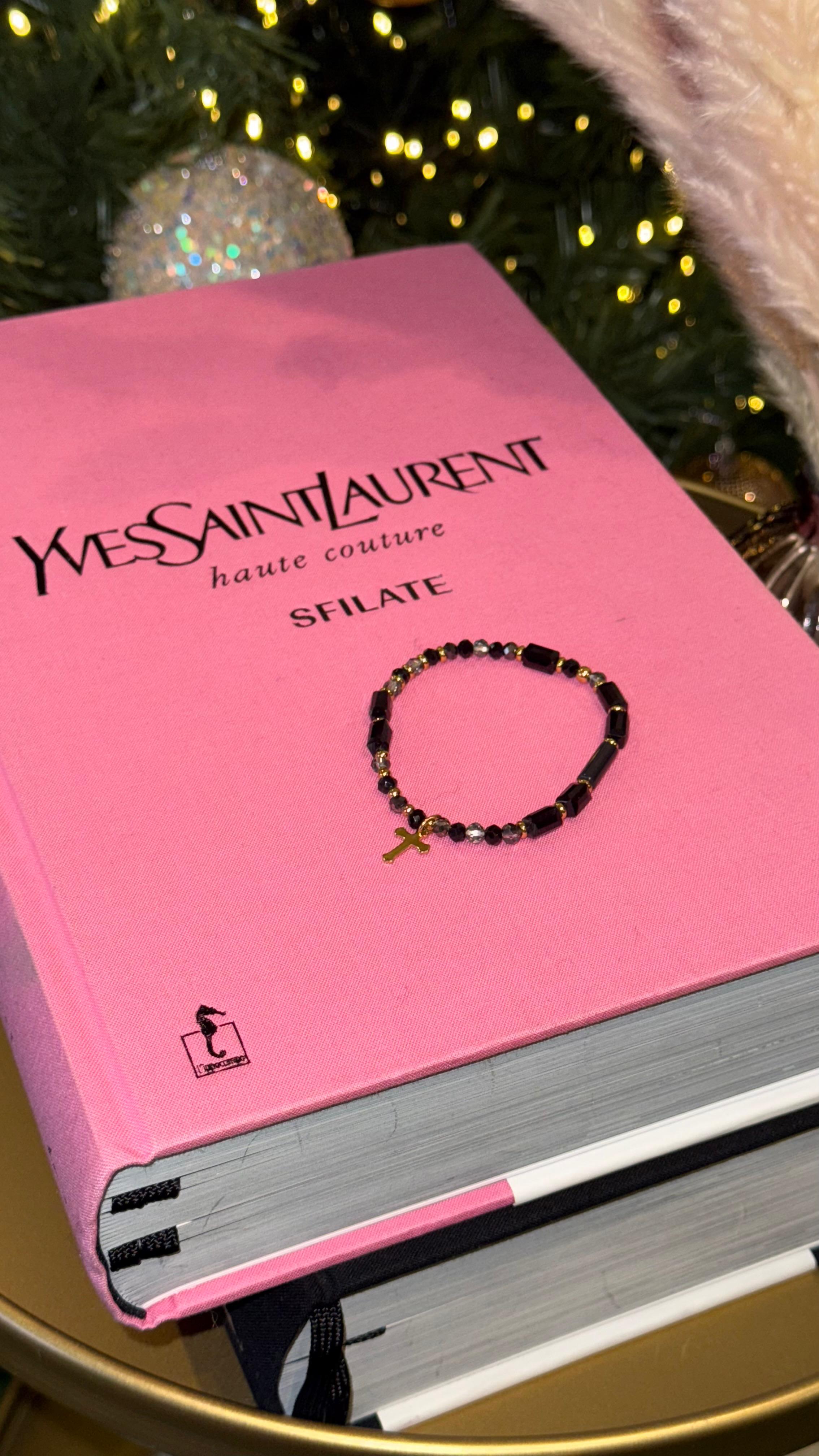 BRACCIALETTO PERLINE NERE NEW