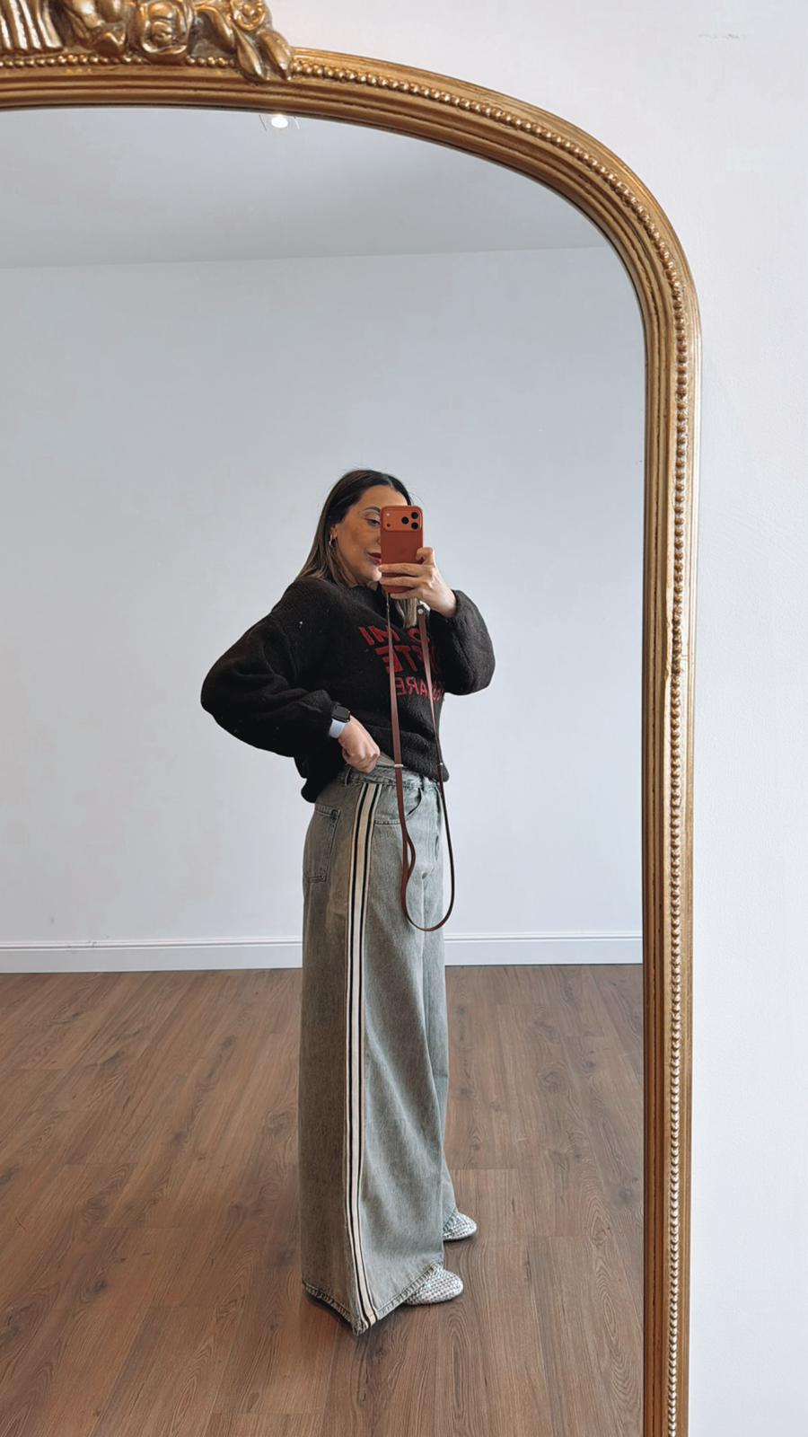 JEANS BANDA GRIGIO 32016 NEW