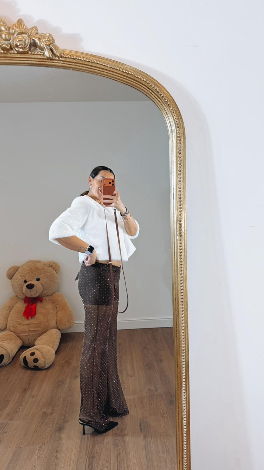 PANTALONE ESTER BROWN 11469 NEW