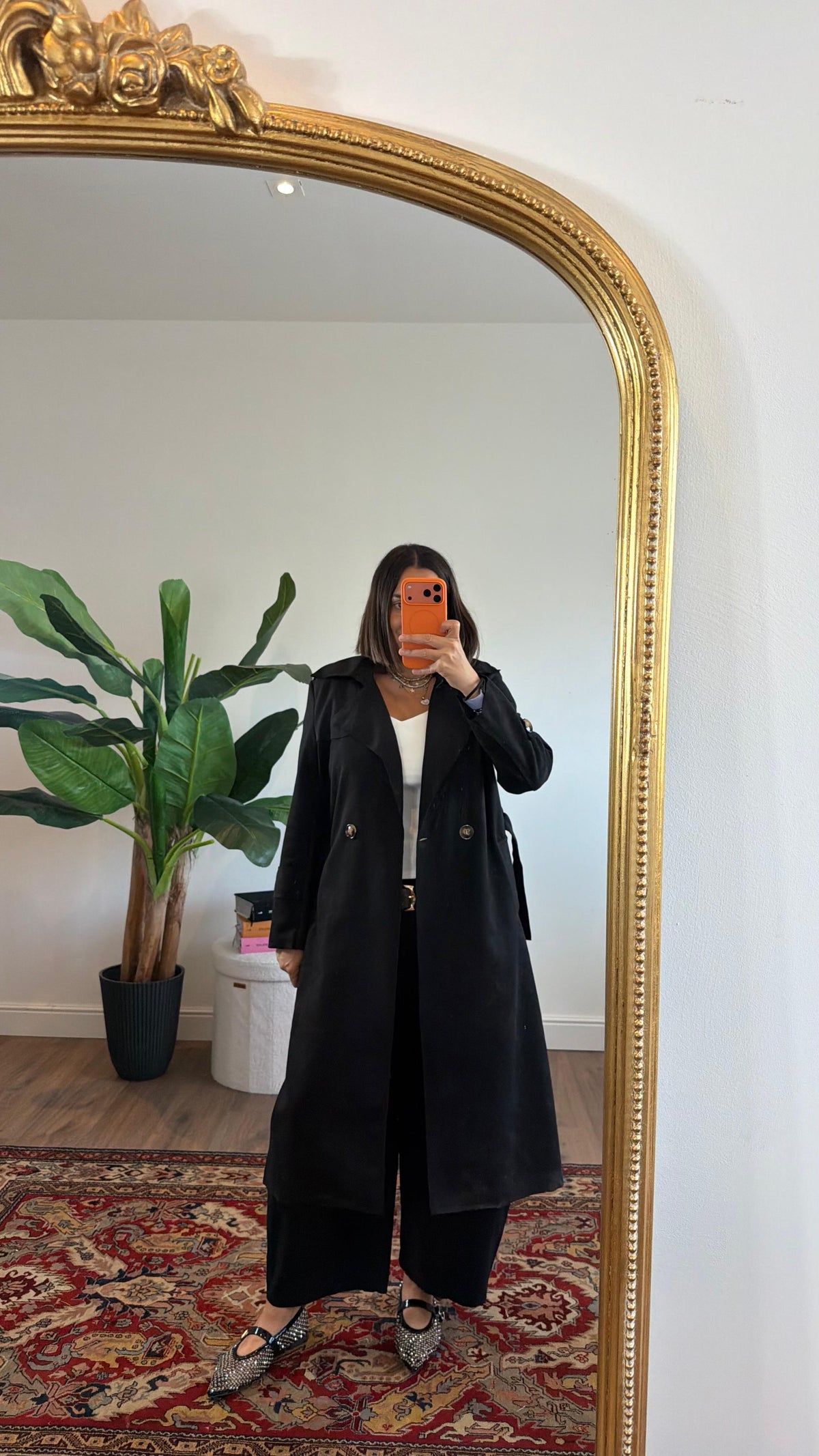 TRENCH BLACK 0072 NEW