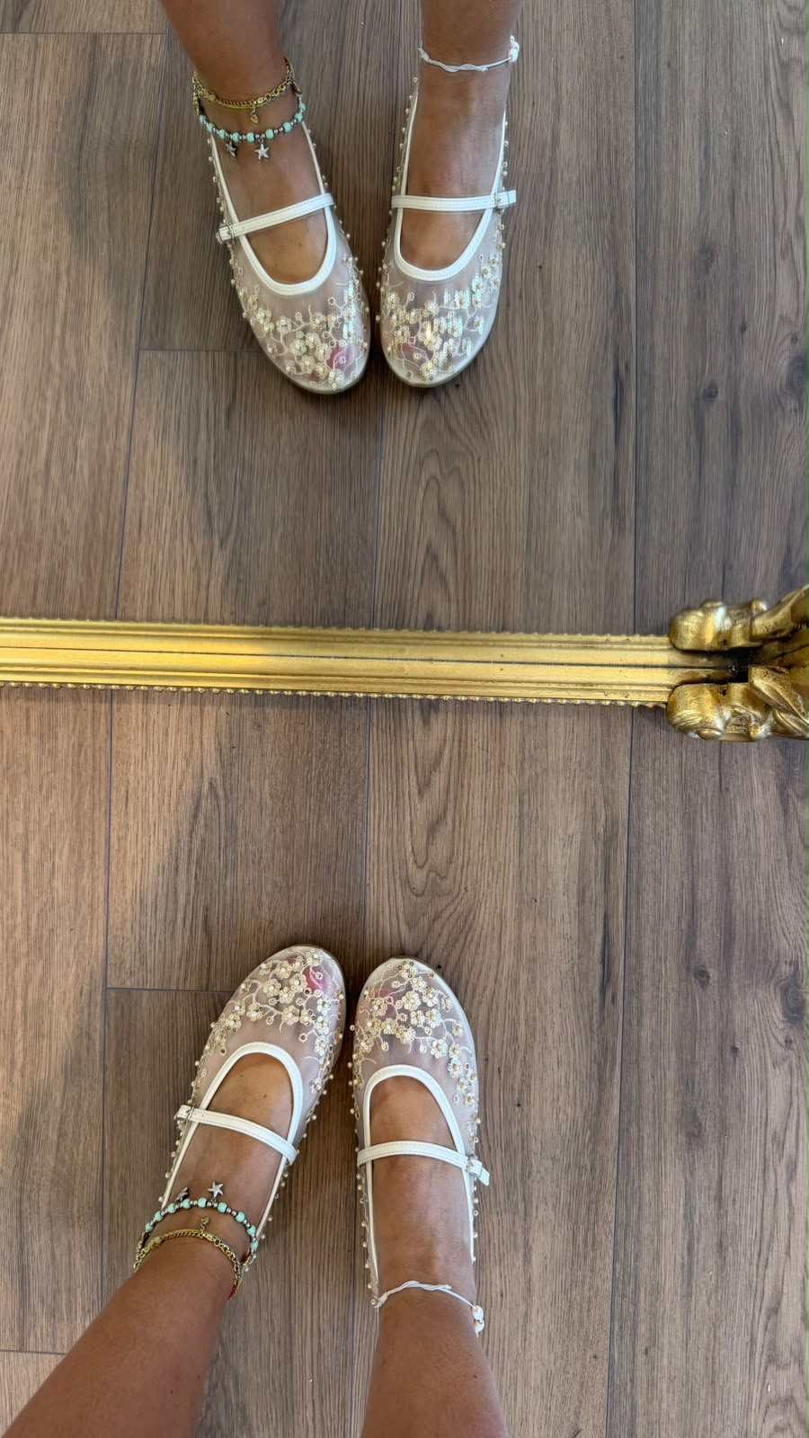 BALLERINA RICAMI BEIGE G536 NEW