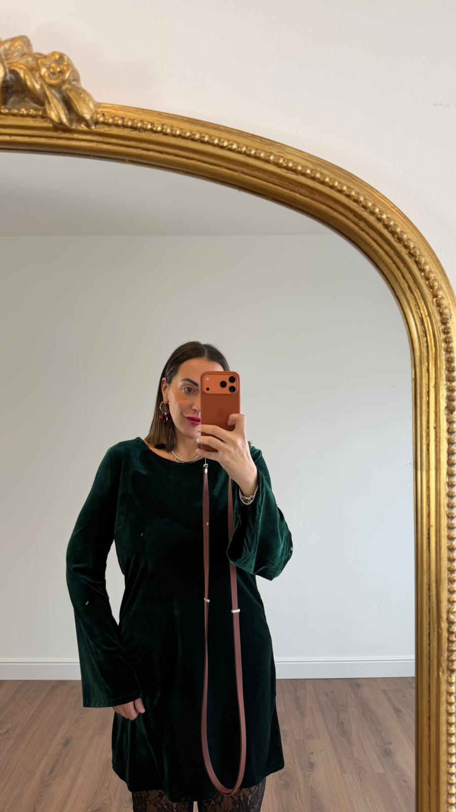 ABITO IN VELLUTO CON FIOCCO 23496 NEW