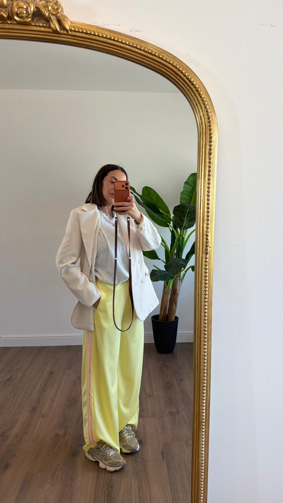 PANTALONE CON BANDE 7691 NEW