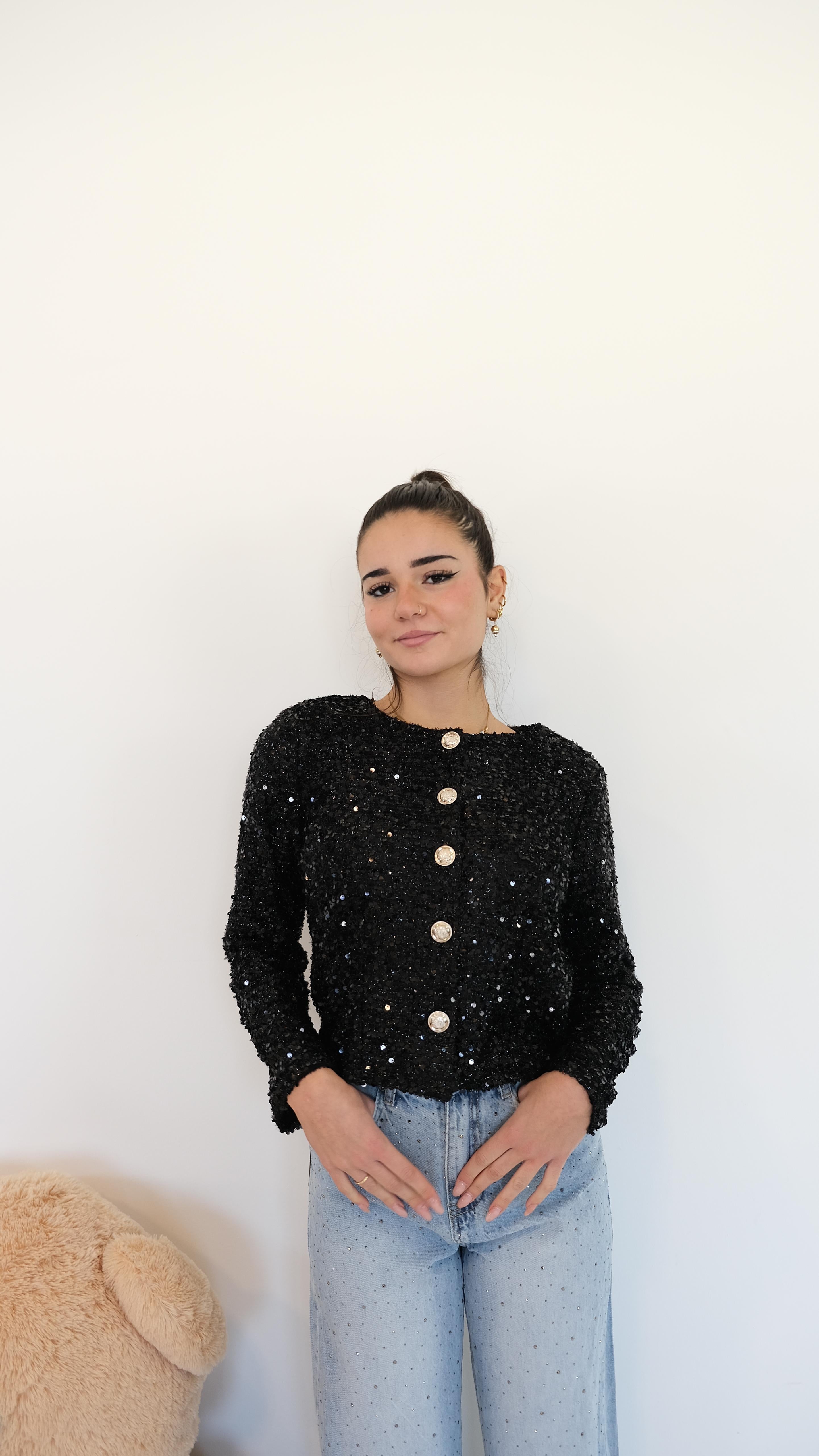 CARDIGAN PAILLETTES 13388