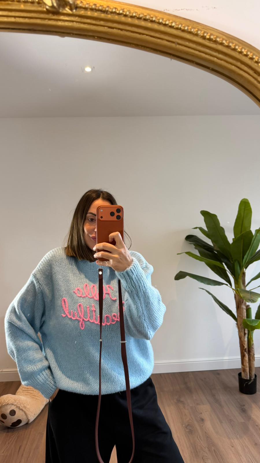 MAGLIONE SCRITTA 23035 NEW