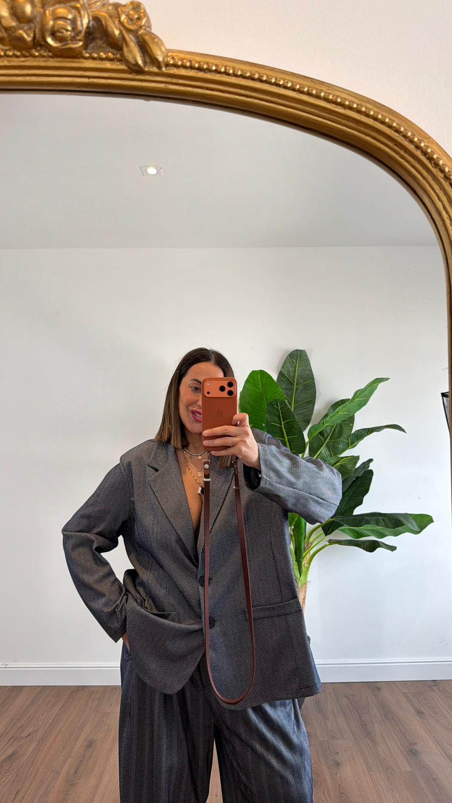 PANTALONE SPINATO 05833