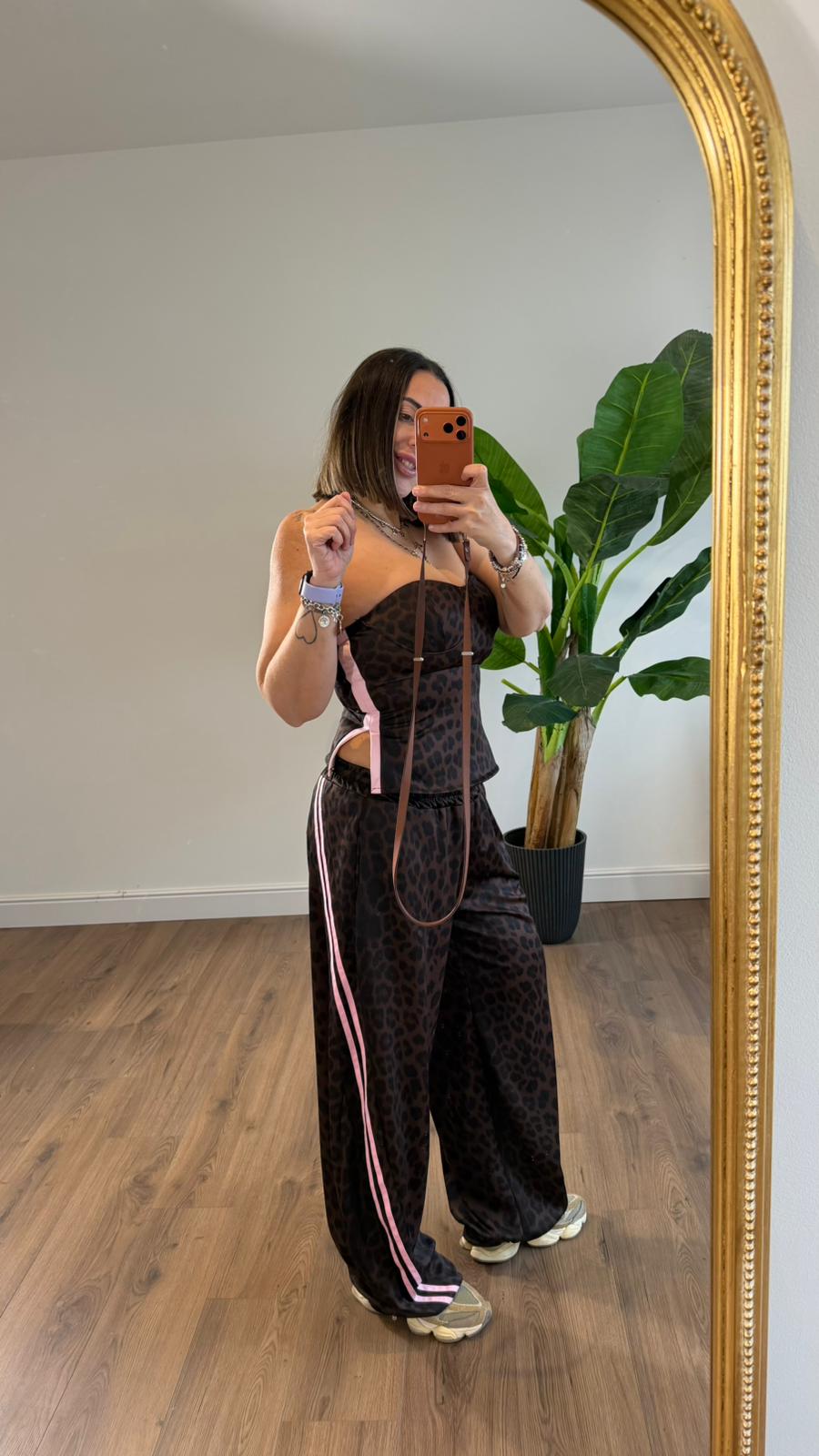 PANTALONE LEOPARDATO 7625 NEW