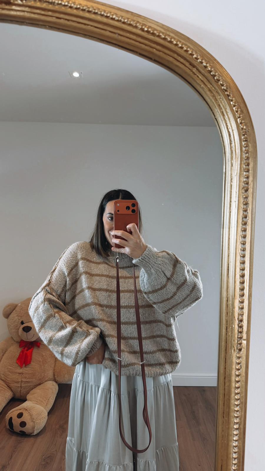 MAXI MAGLIONE POLLY B27008 NEW