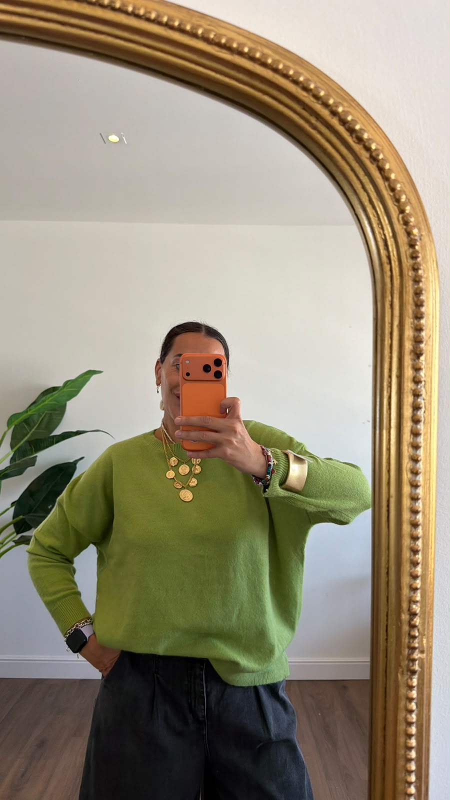 MAGLIONE GIROCOLLO VERDE SUSY STAR STM309 NEW