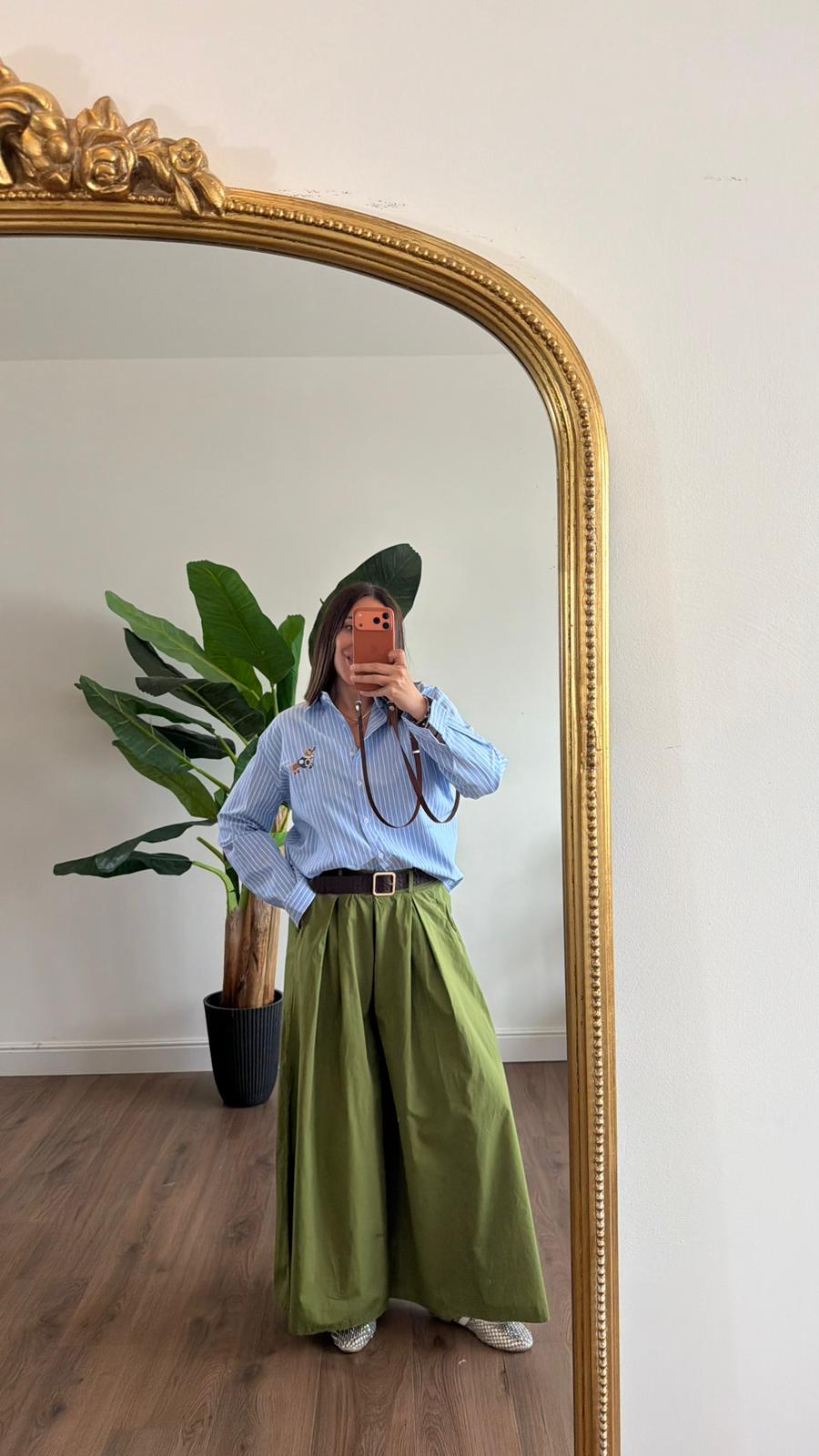 PANTALONE GREEN 97802 NEW