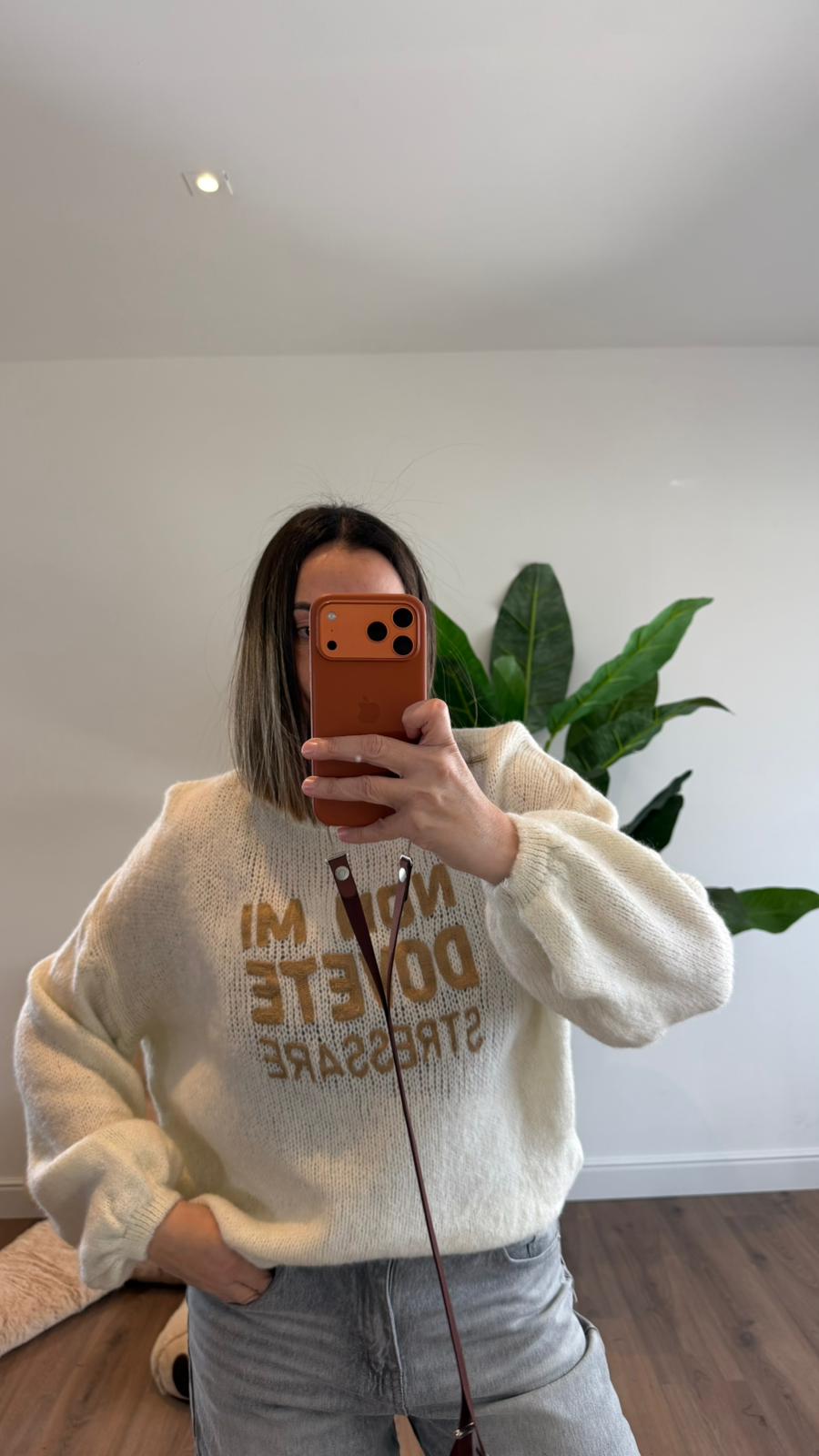 MAGLIONE "NON MI DOVETE STRESSARE" 3591 NEW