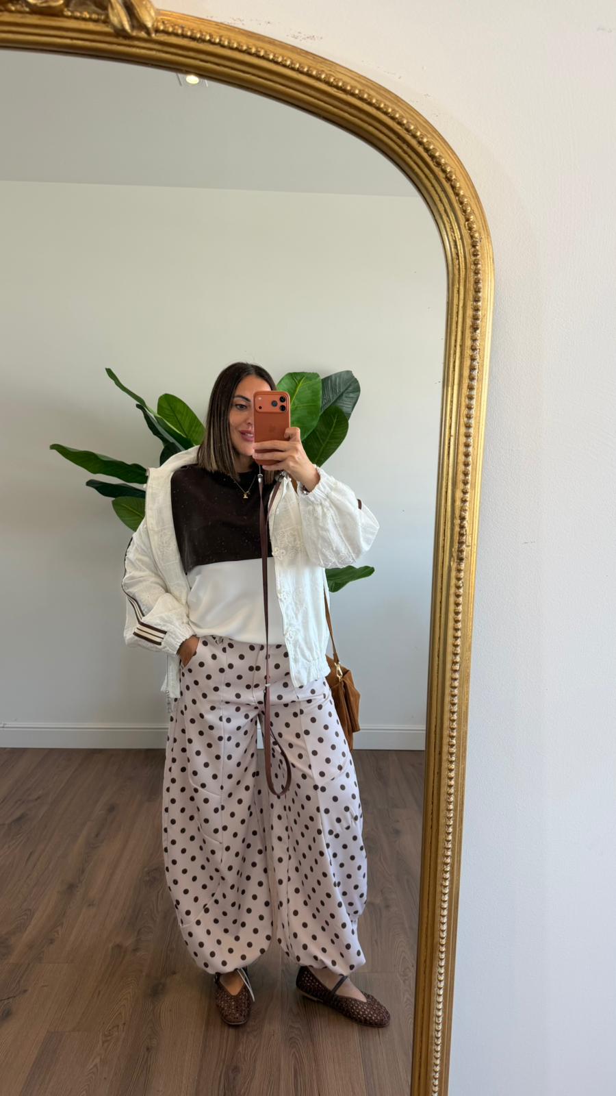 PANTALONE A POIS 13657 NEW