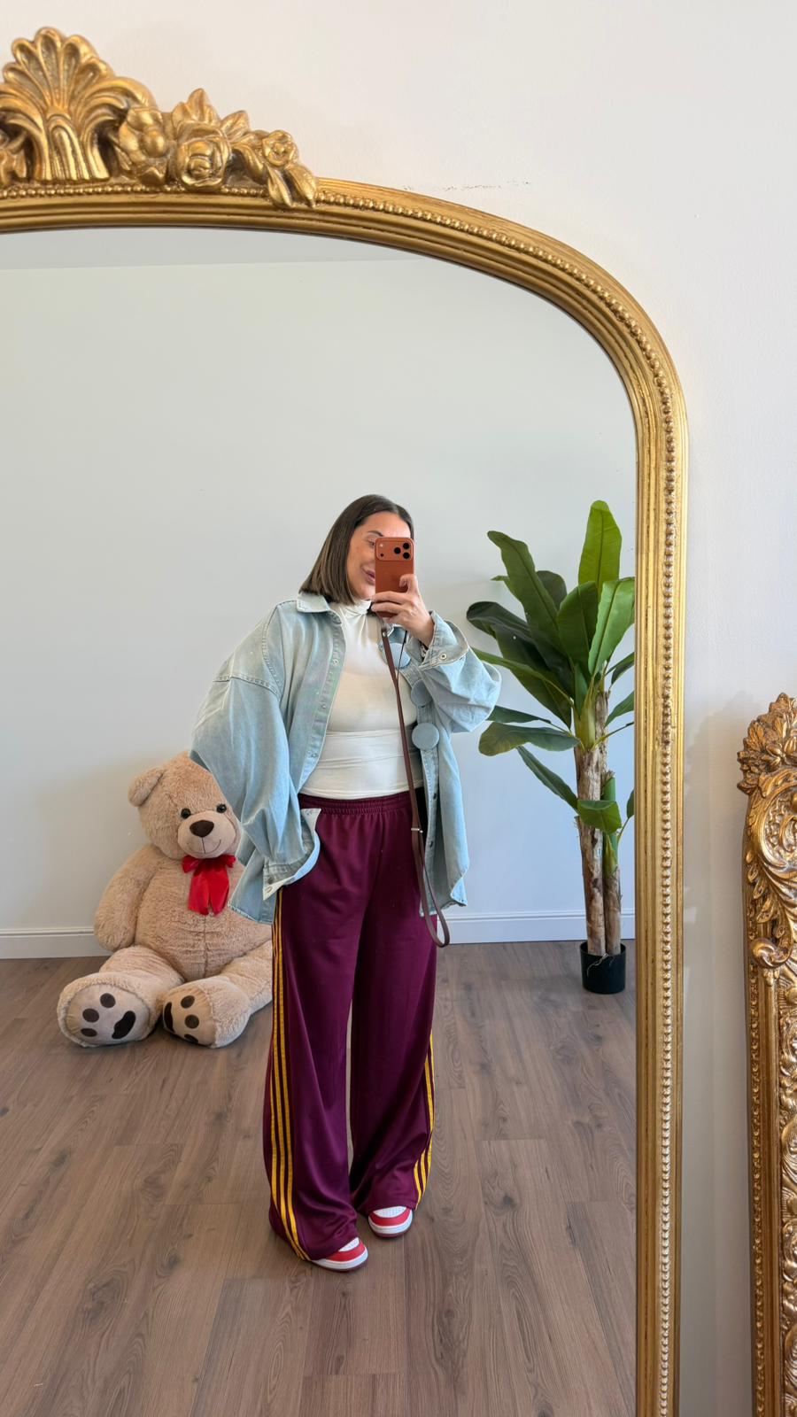 PANTALONE BORDEAUX RIGHE GIALLE NEW