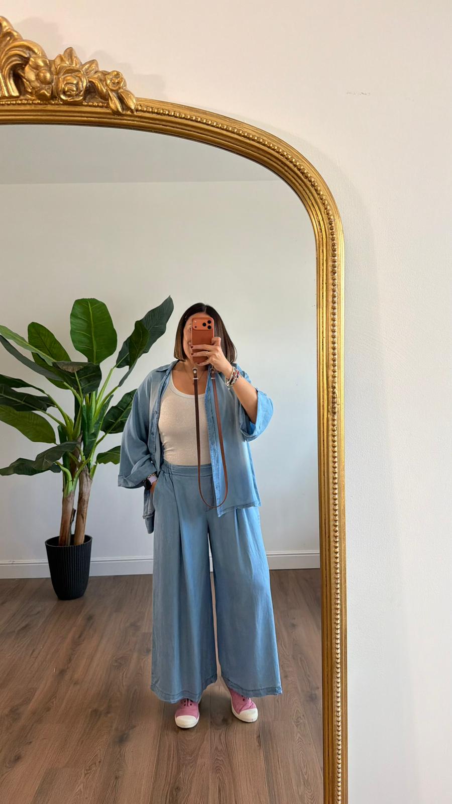 PANTALONE CHAMBRAY 00211 SUSY STAR NEW