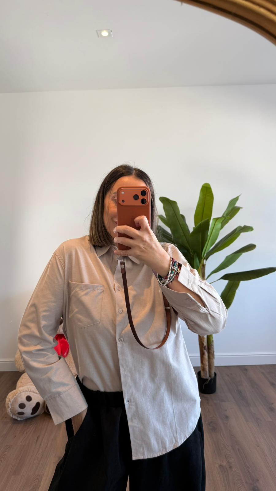 CAMICIA BEIGE 17117 NEW