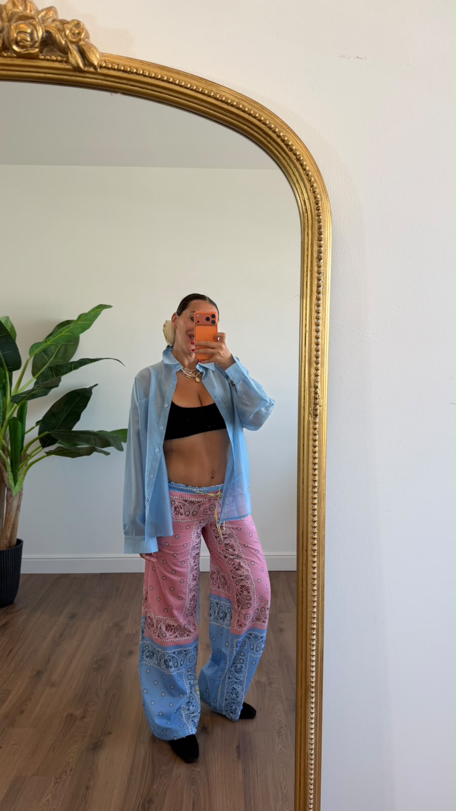 PANTALONE BANDANA ROSA 0157 NEW