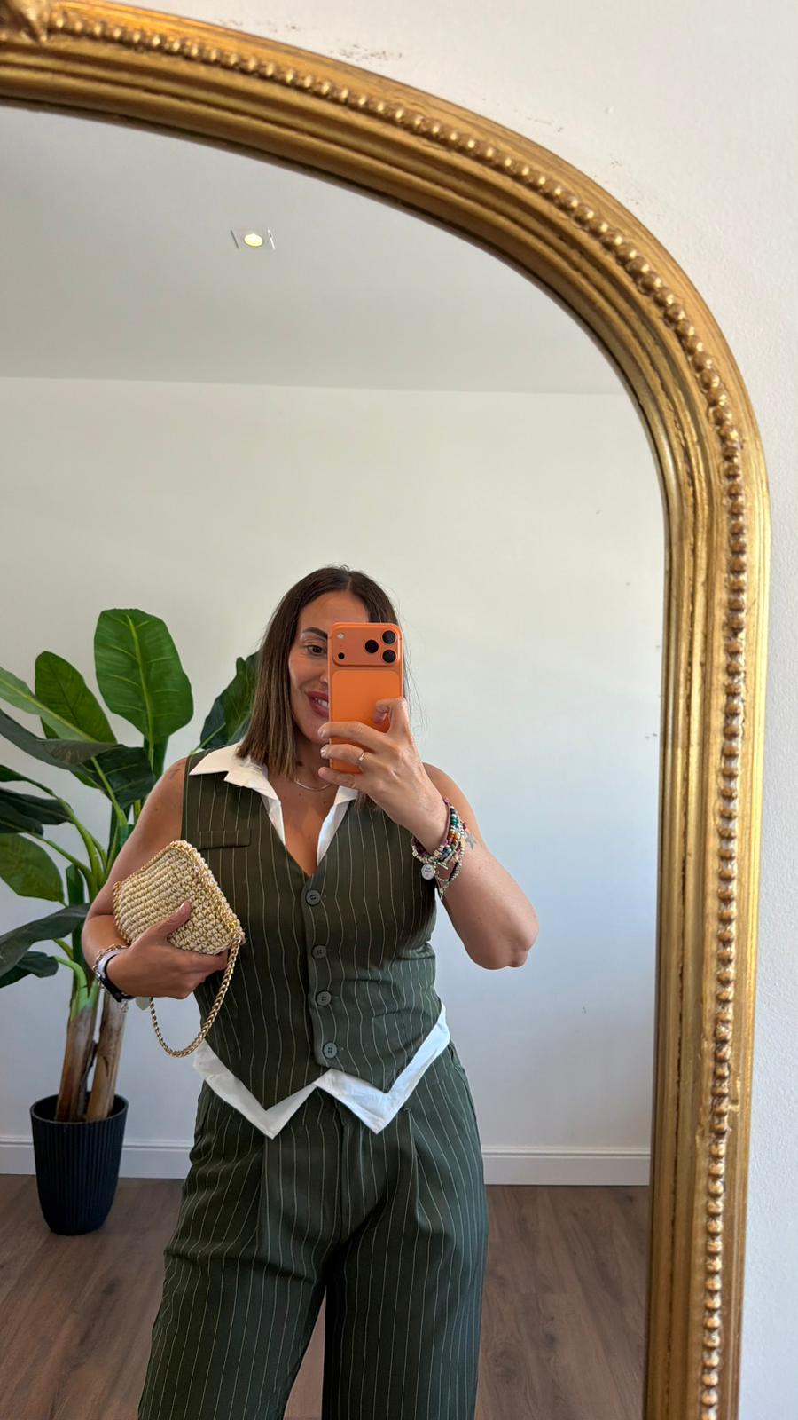 TOP GESSATO VERDE 56265 NEW