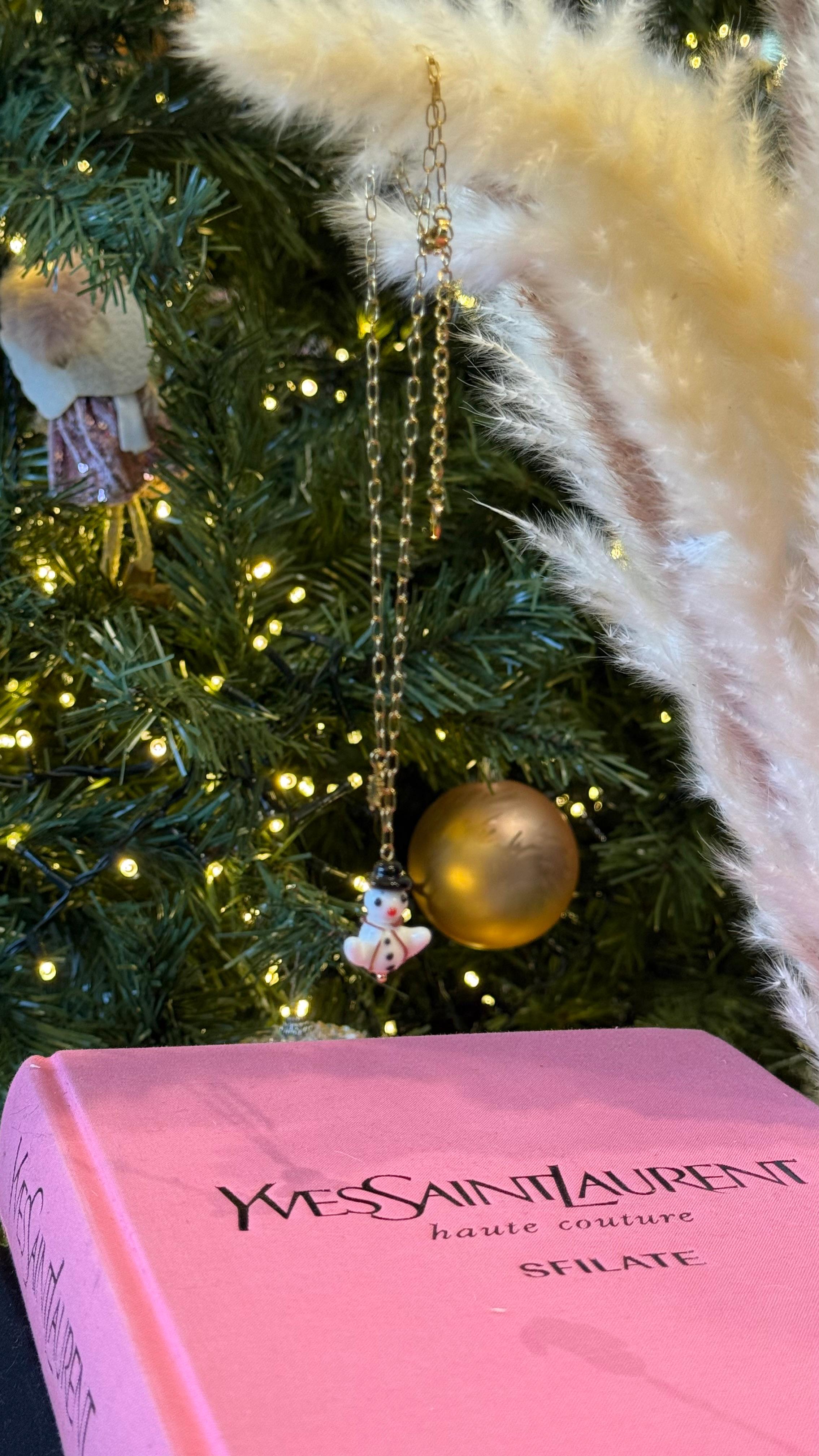 COLLANA PUPAZZO DI NEVE NEW